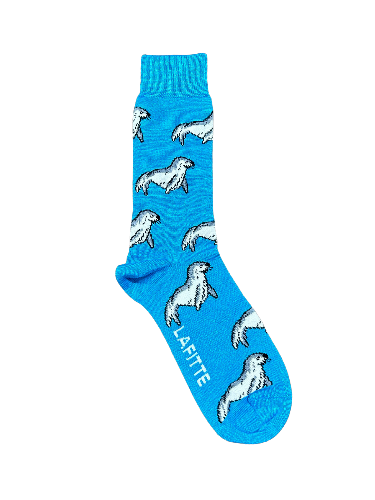 Aqua Bamboo Sea Lion Unisex Socks