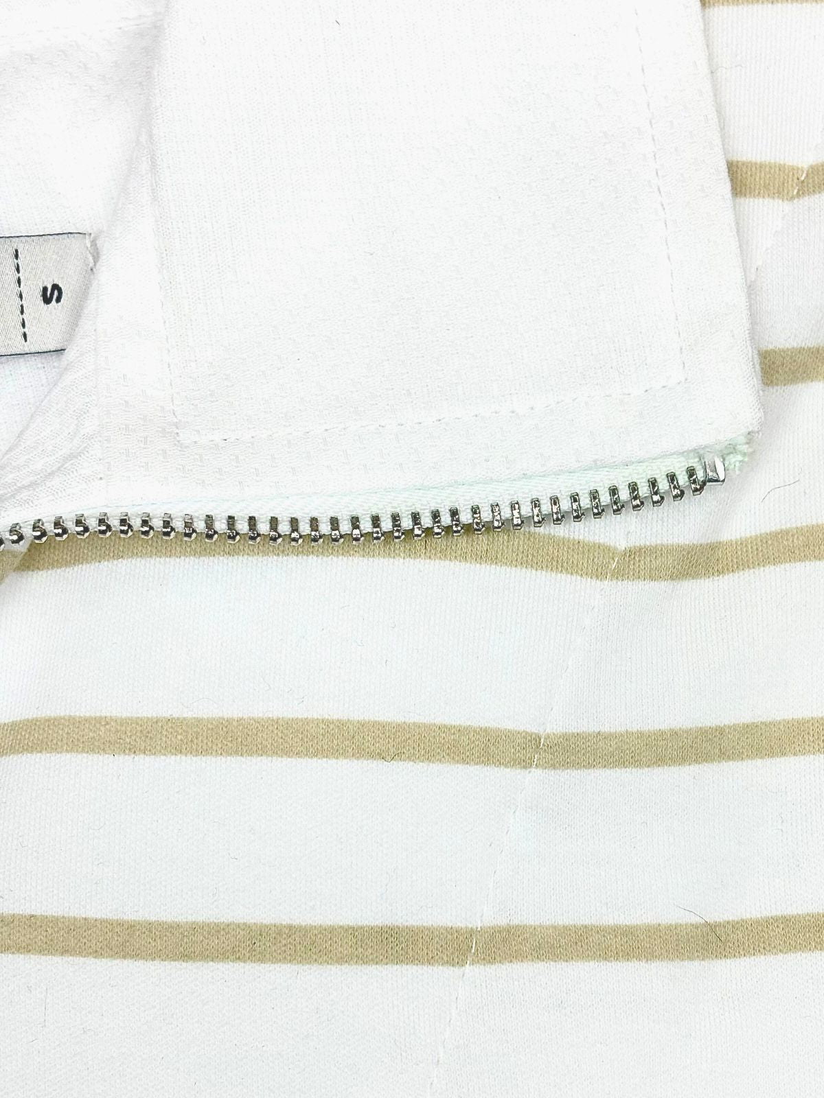 Riviera Caramel Zip Polo