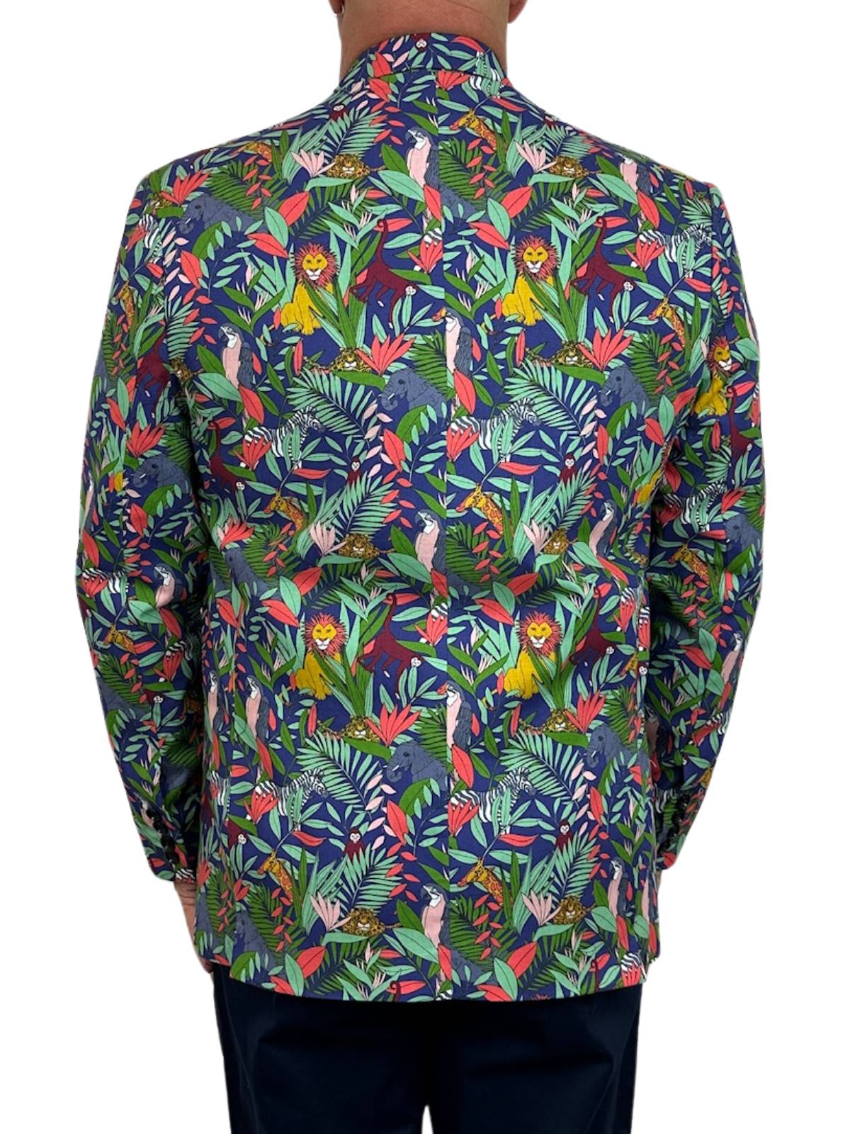 Safari Abstract Cotton Jacket - Multi