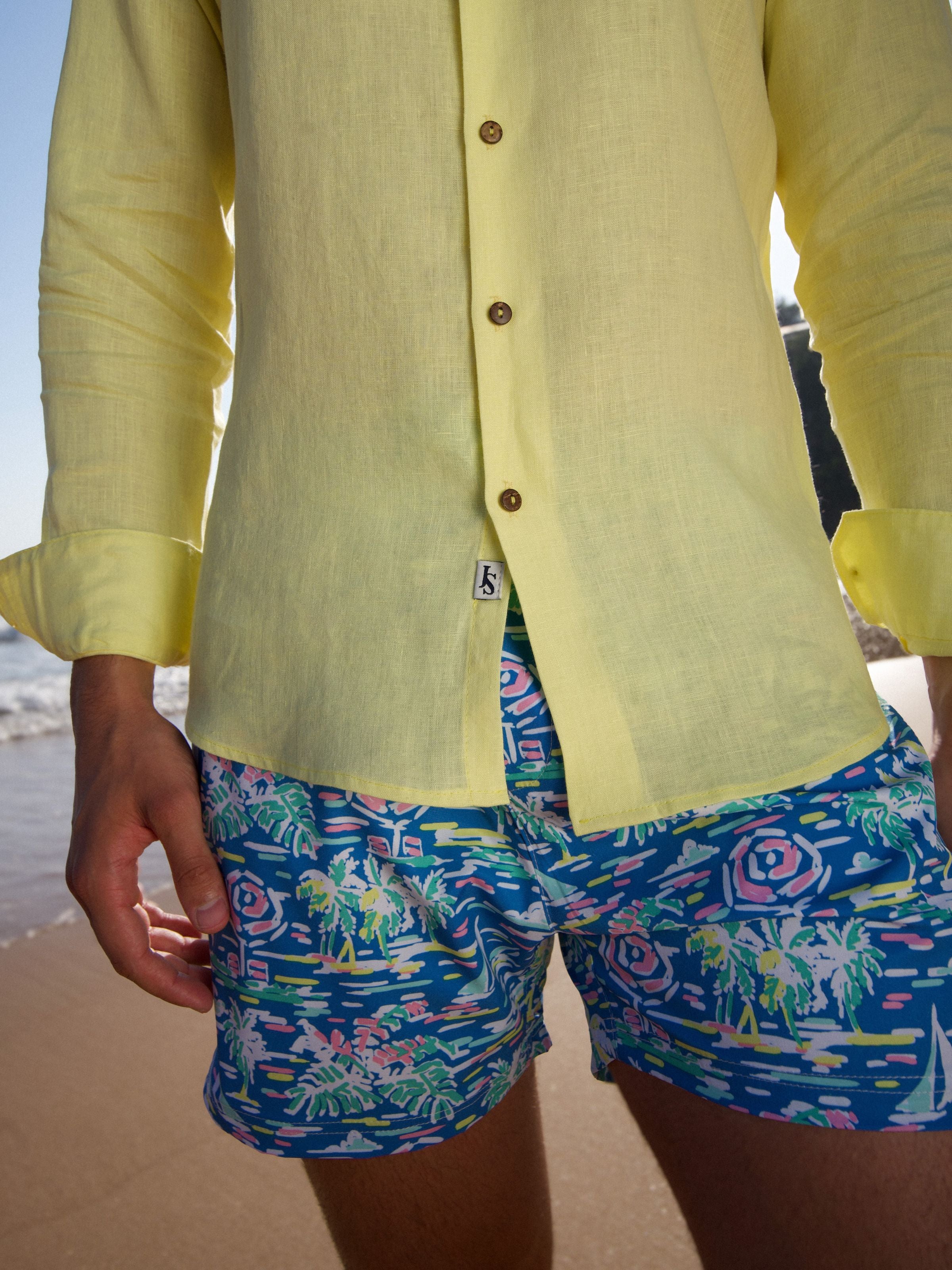 Sail Away Hawaiian Swim Short