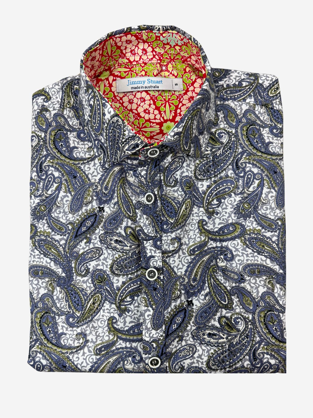 Slick Paisley L/S Big Mens Shirt – Green
