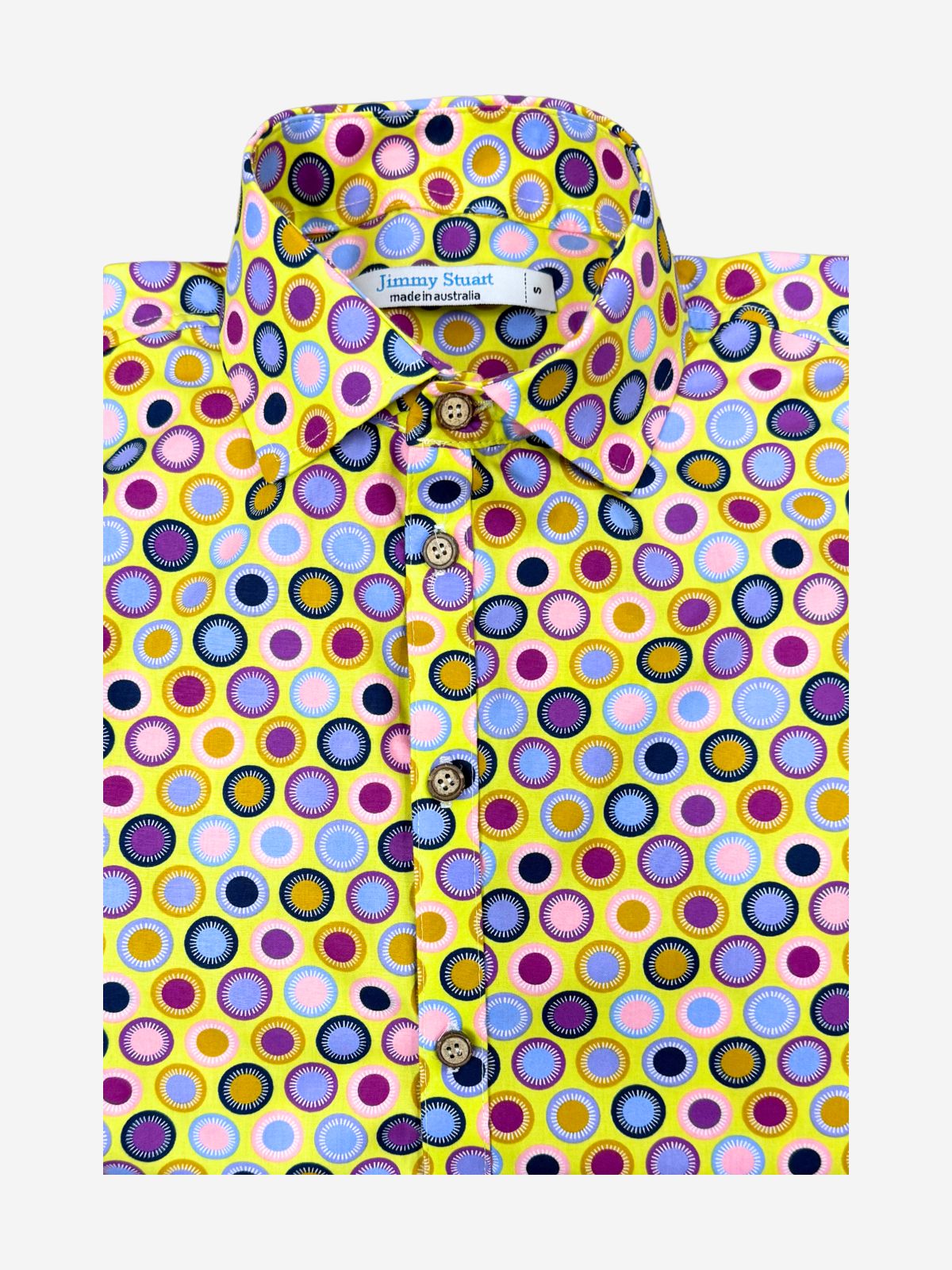 Sunspot Abstract L/S Shirt - Yellow