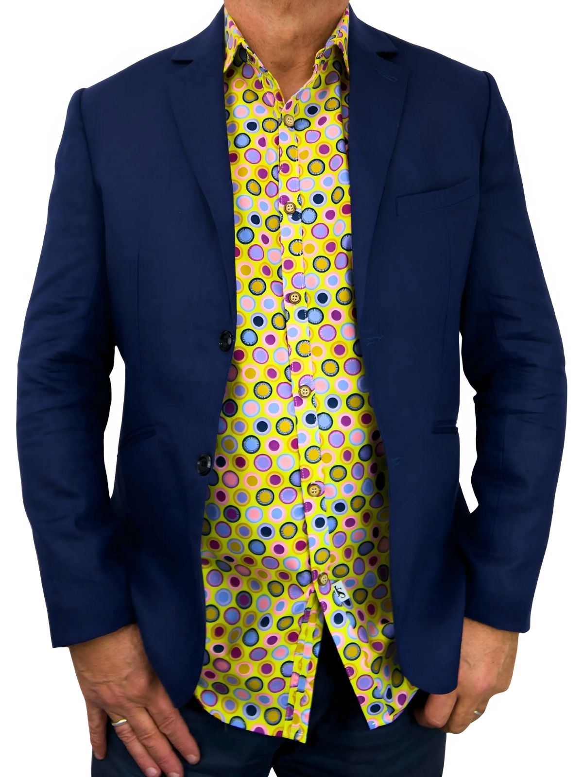 Sunspot Abstract L/S Shirt - Yellow
