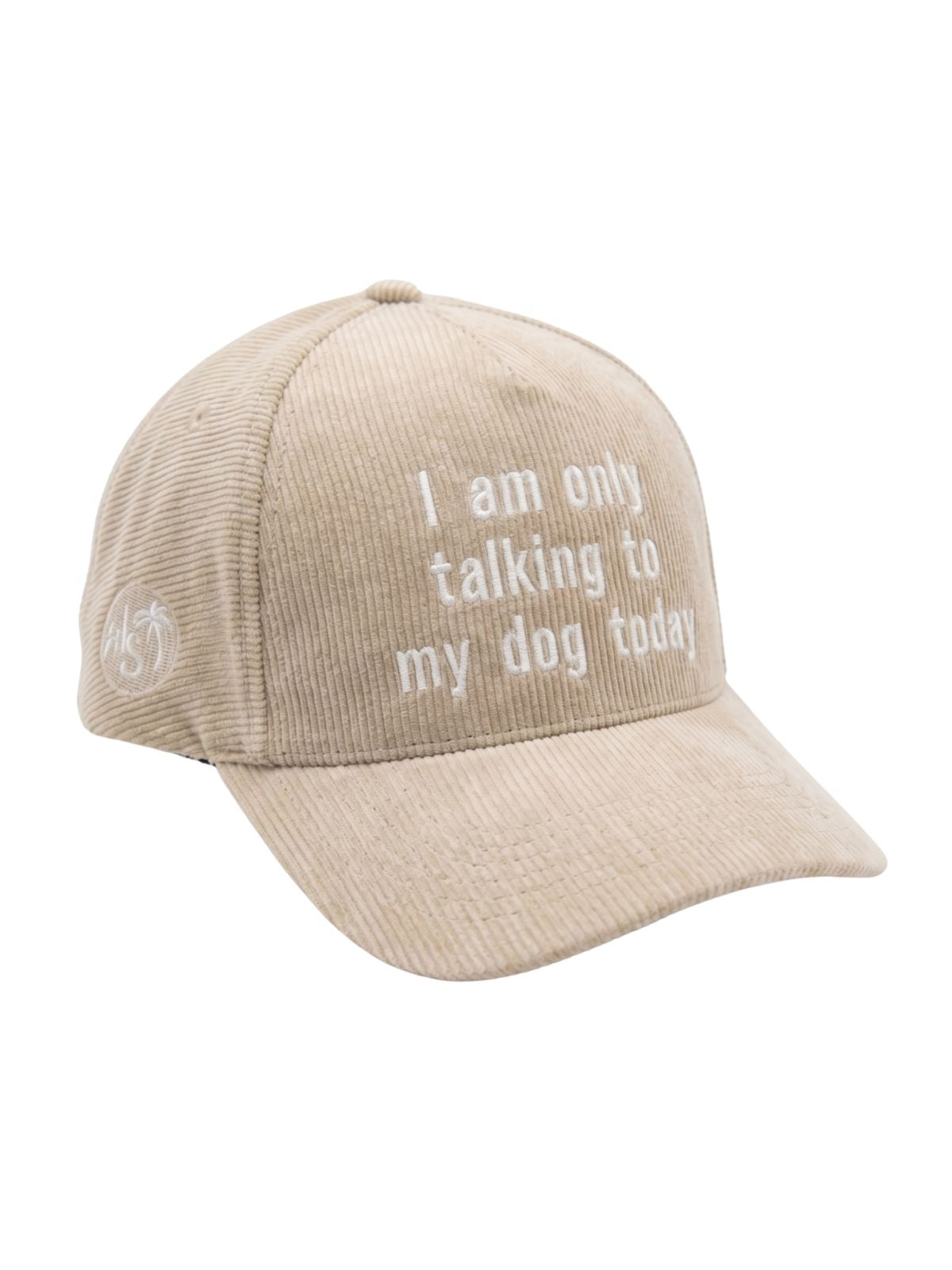 Talking Dogs Cord Cap - Embroidered
