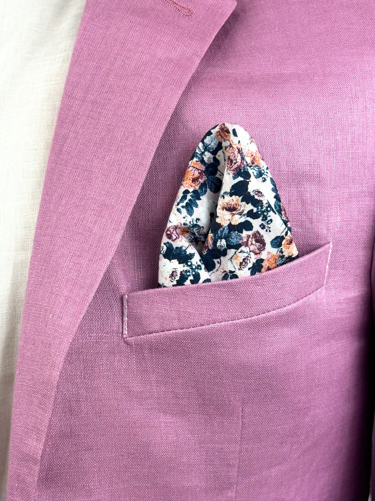 Plum Linen Jacket