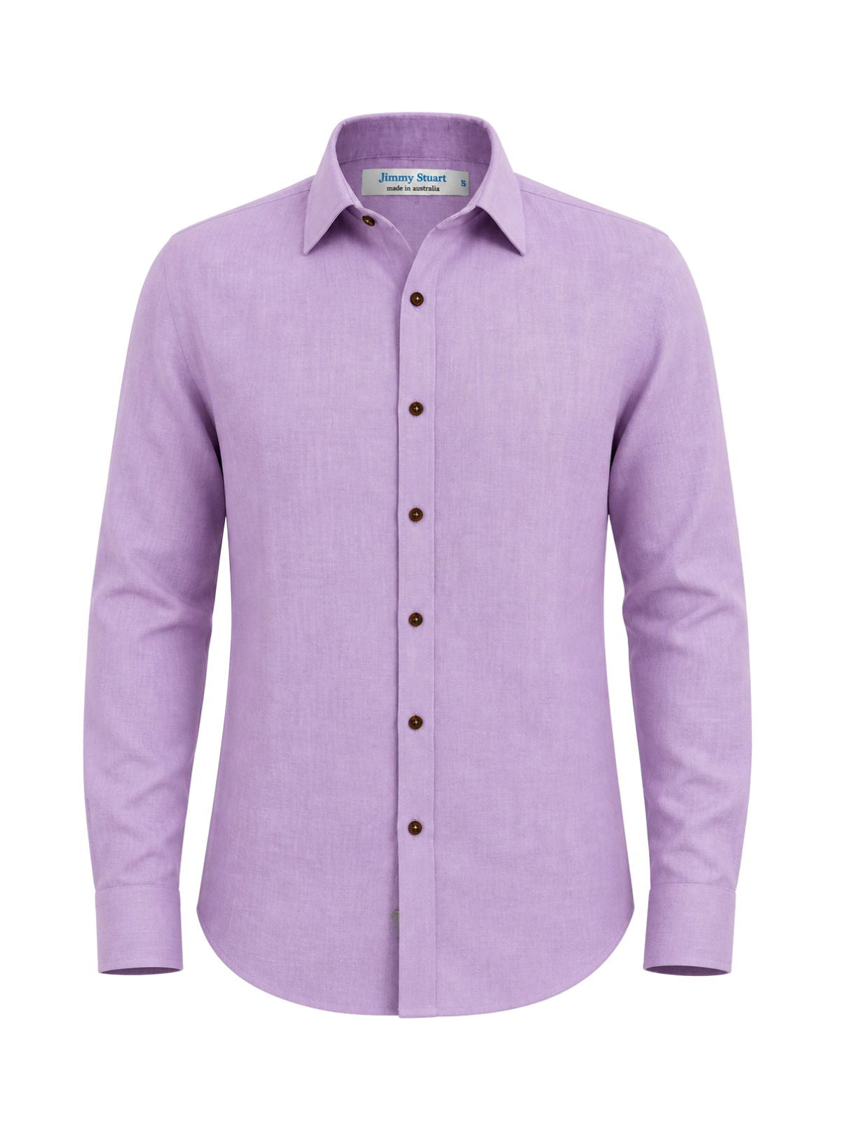 Byron Bay Violet Linen L/S Shirt