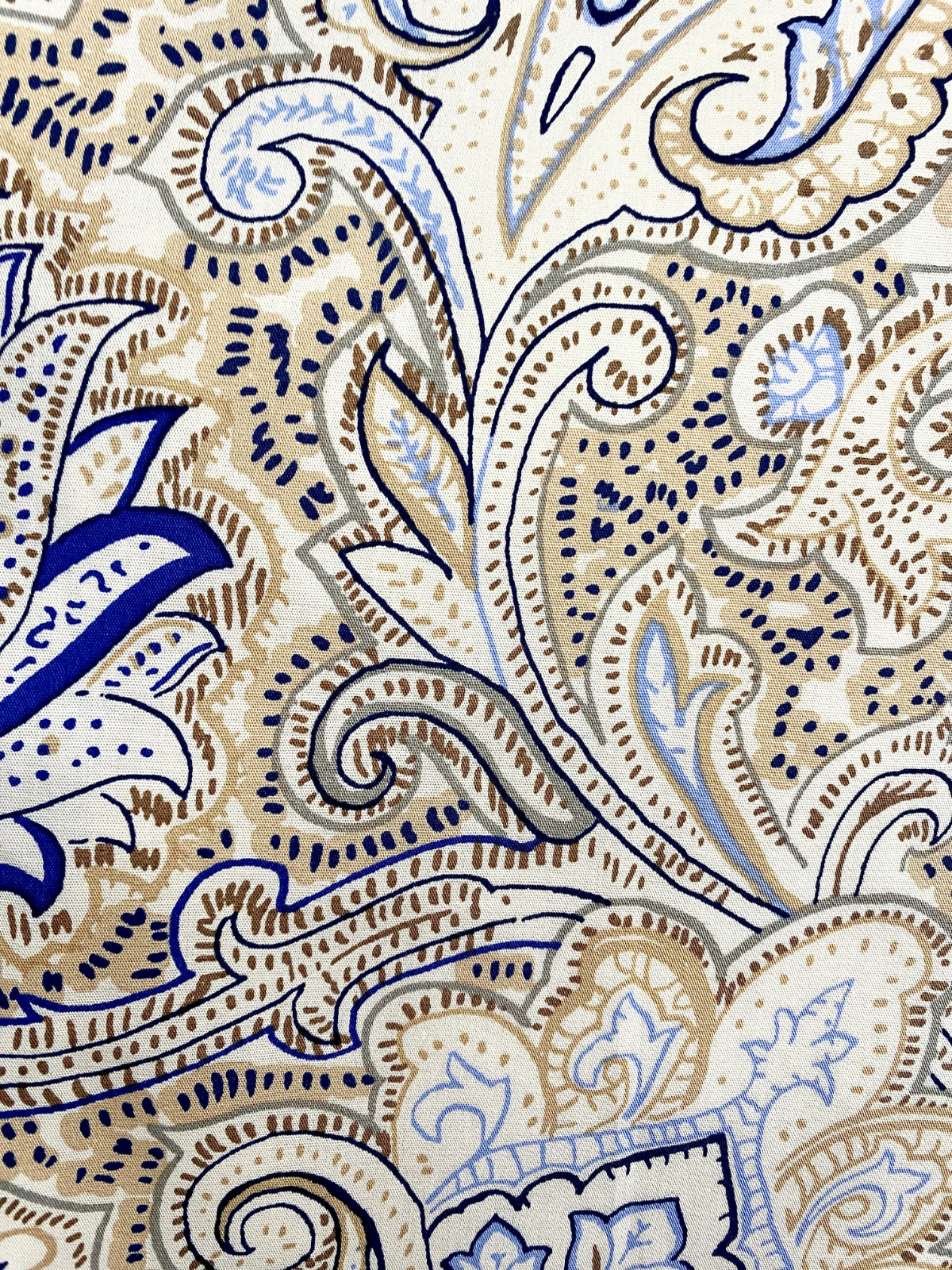 Fox Paisley Cotton Jacket - Beige
