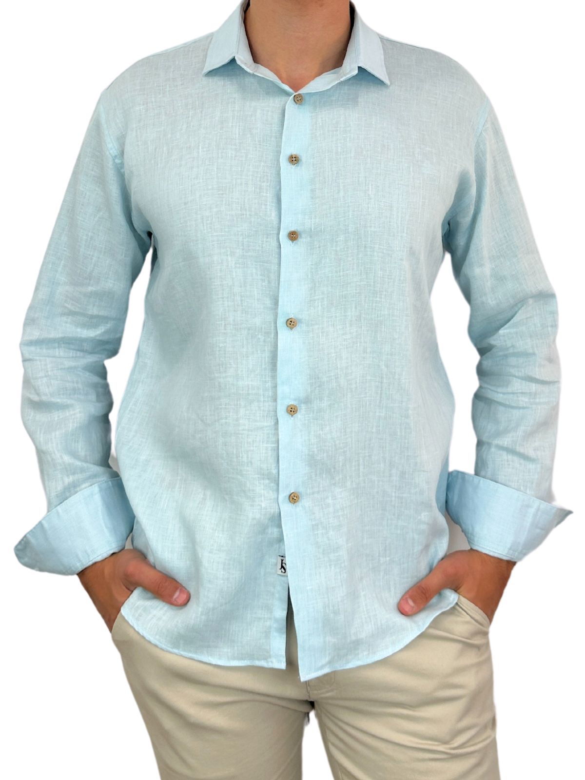 Byron Bay Whisper Linen L/S Big Mens Shirt