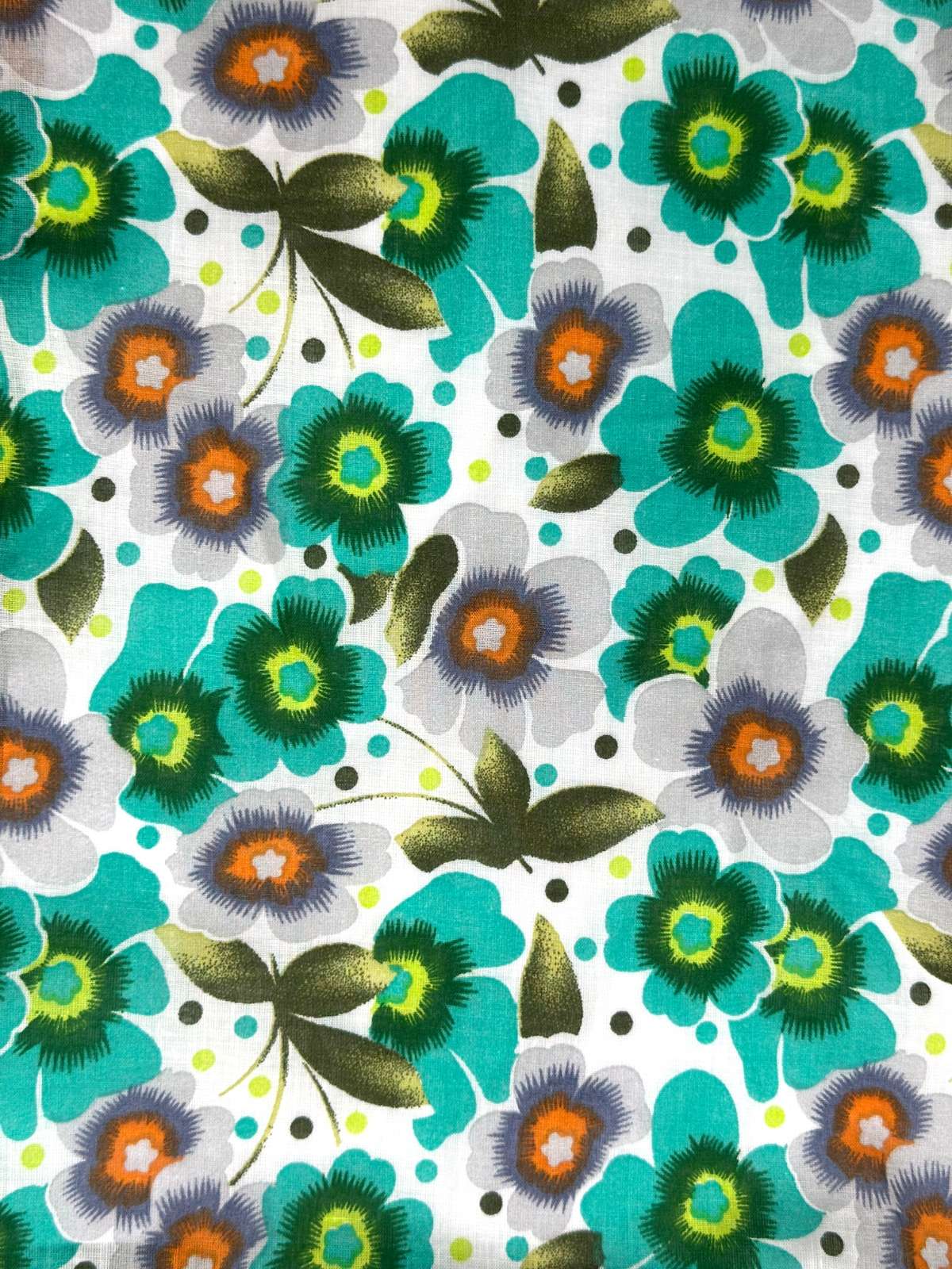 Whisper Floral Cotton S/S Mens Shirt - Green