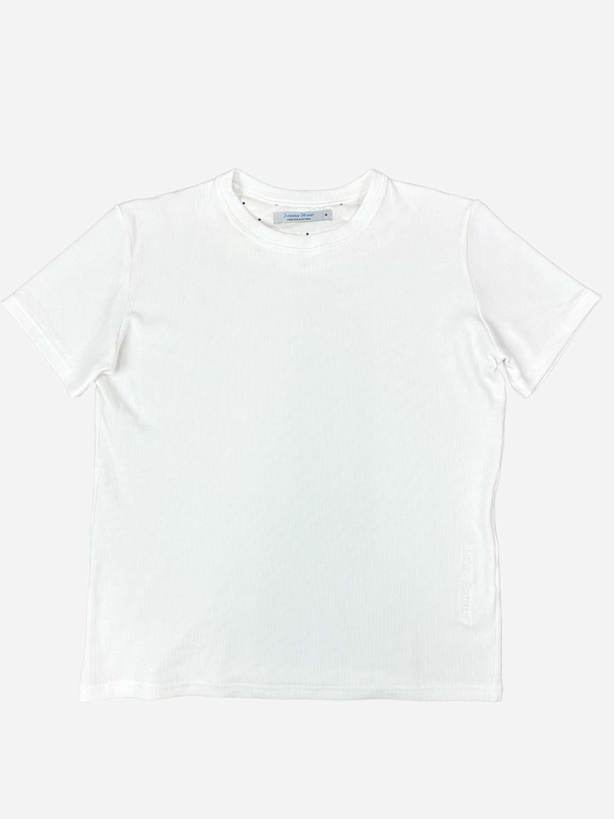 White Waffle S/S Tee