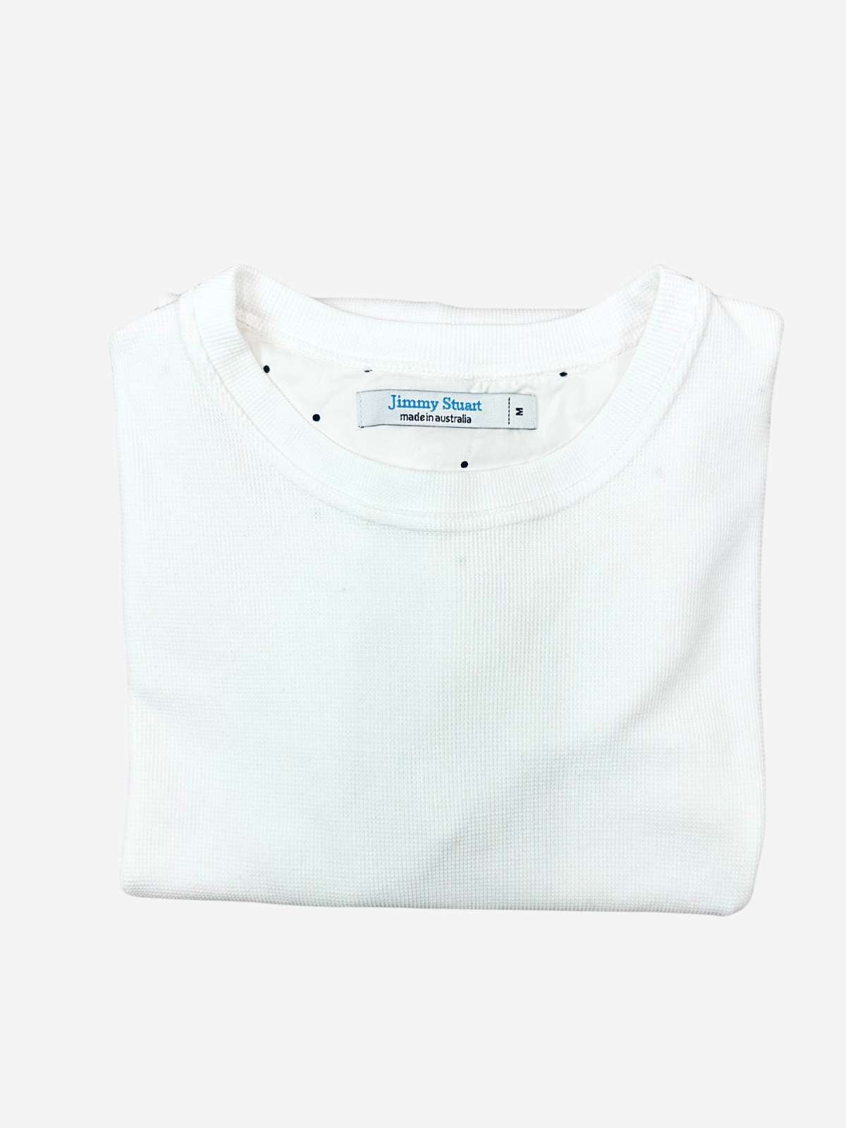 White Waffle S/S Tee