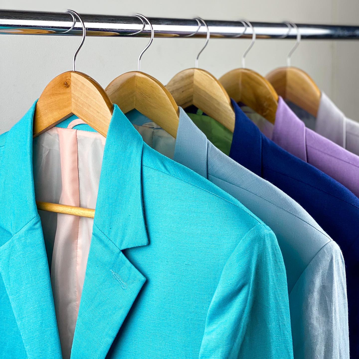 Aqua Linen Jacket