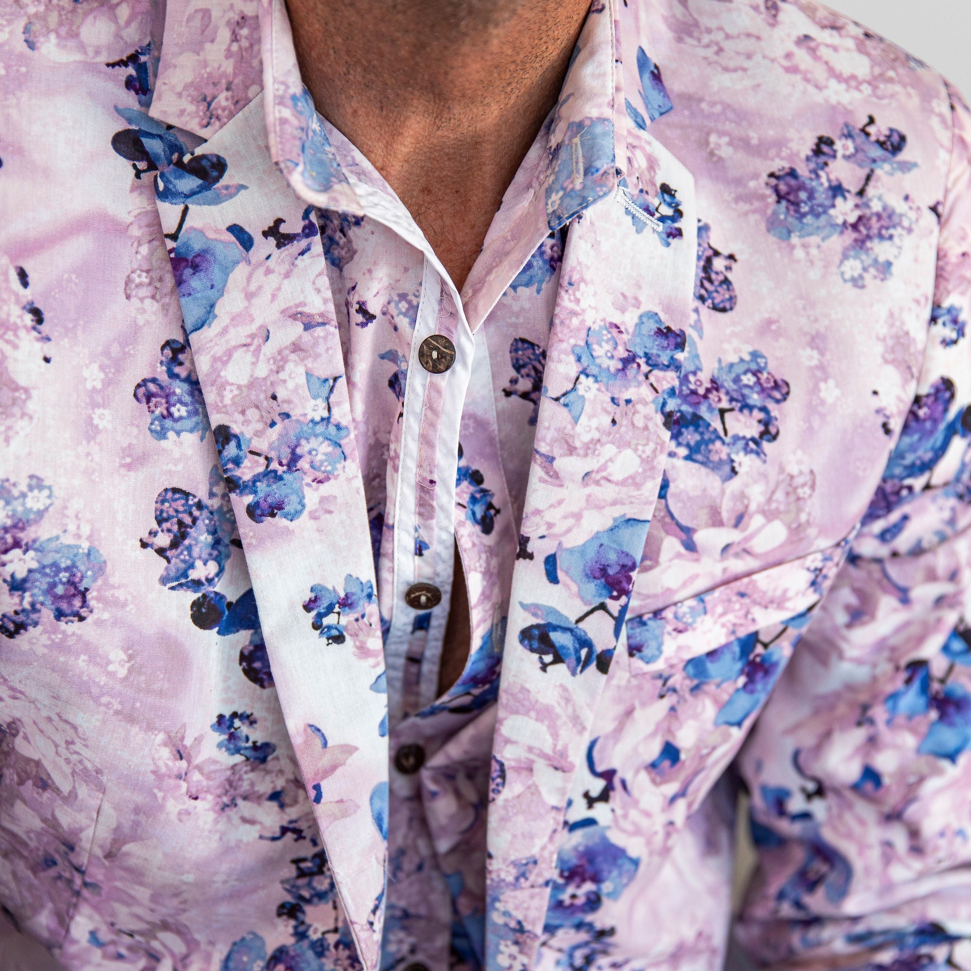 Banks Abstract Cotton Jacket - Purple