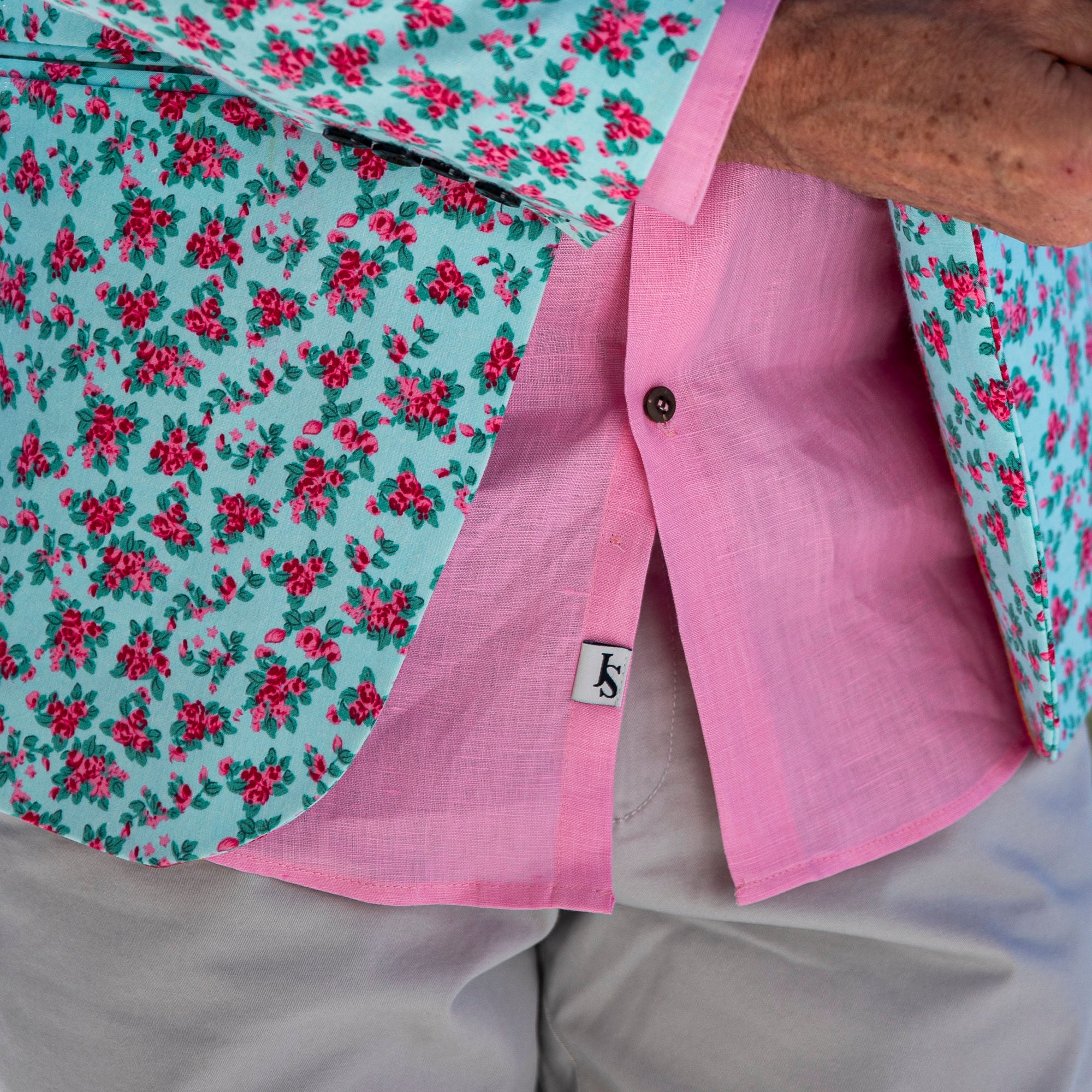 Sugar Floral Jacket - Blue/Pink