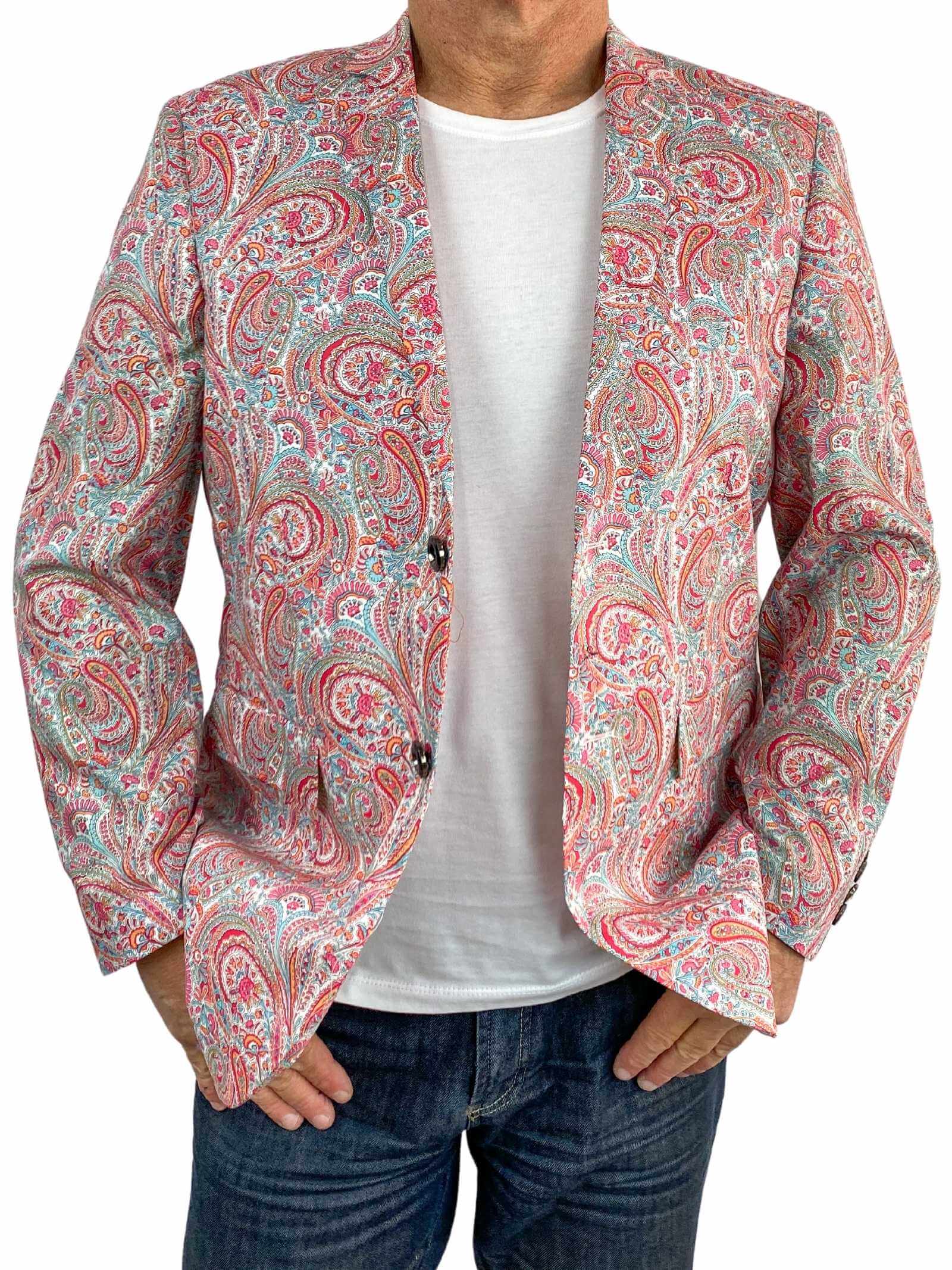 Fyre Paisley Jacket - Red