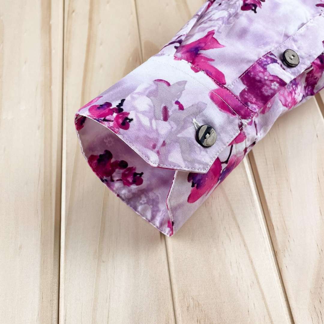 Banks Floral Cotton L/S Shirt - Pink