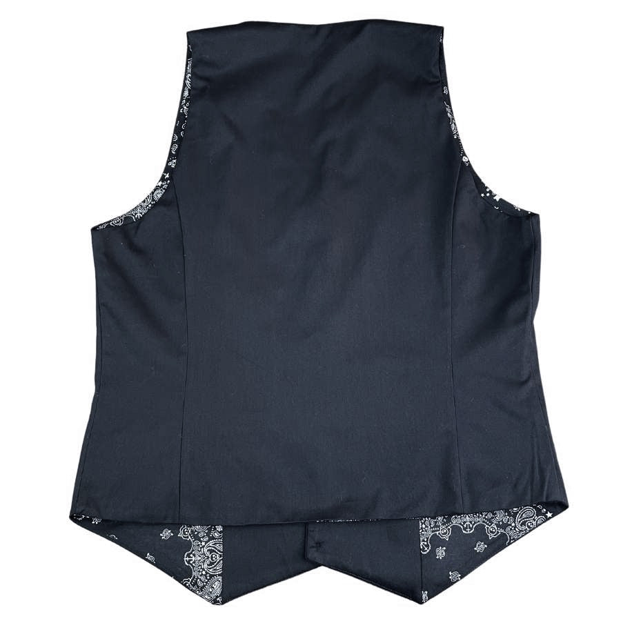 Black Cotton Waistcoat