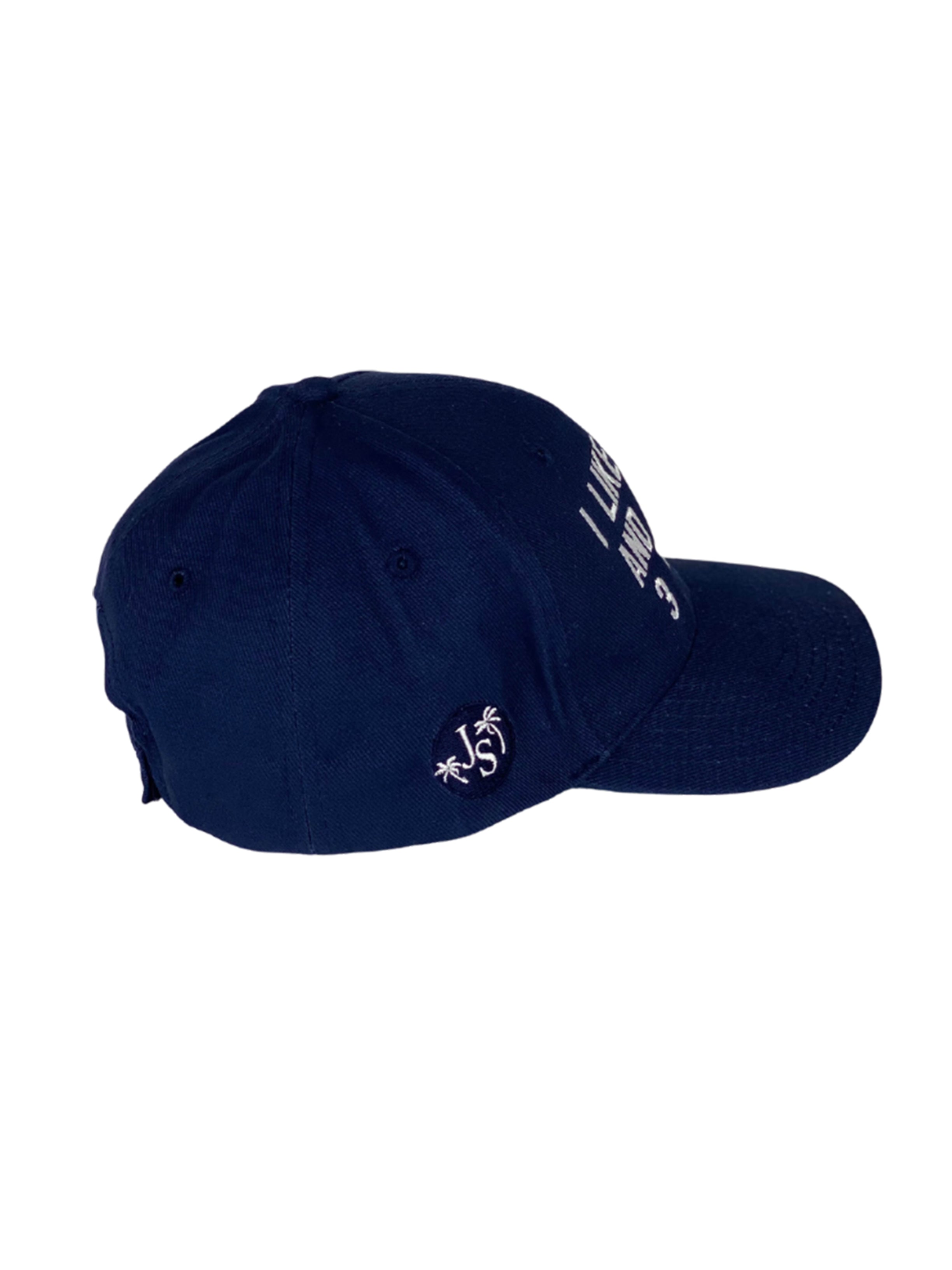 I Like Dogs Unisex Cotton Cap - Navy