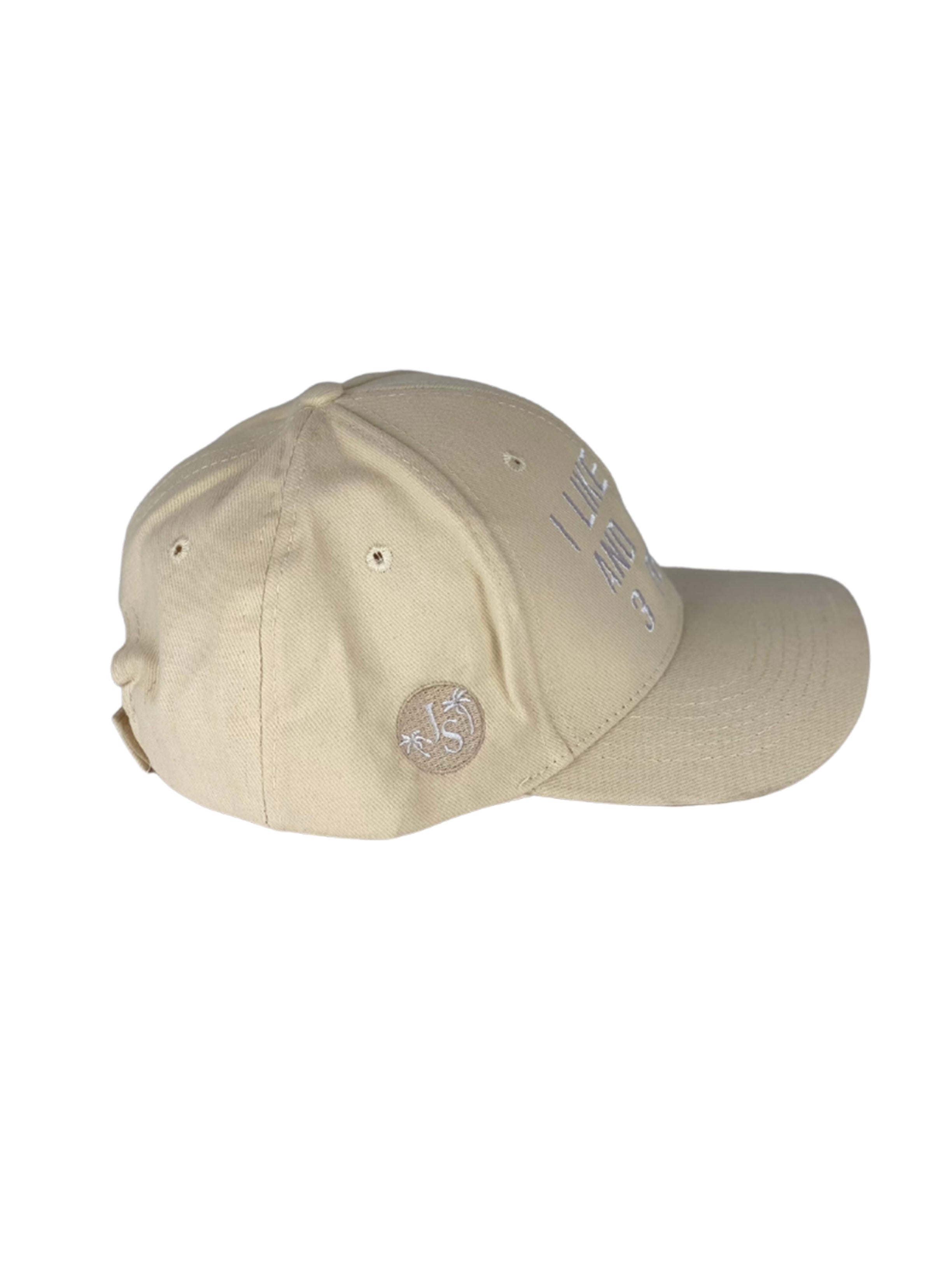 I Like Dogs Unisex Cotton Cap - Cream