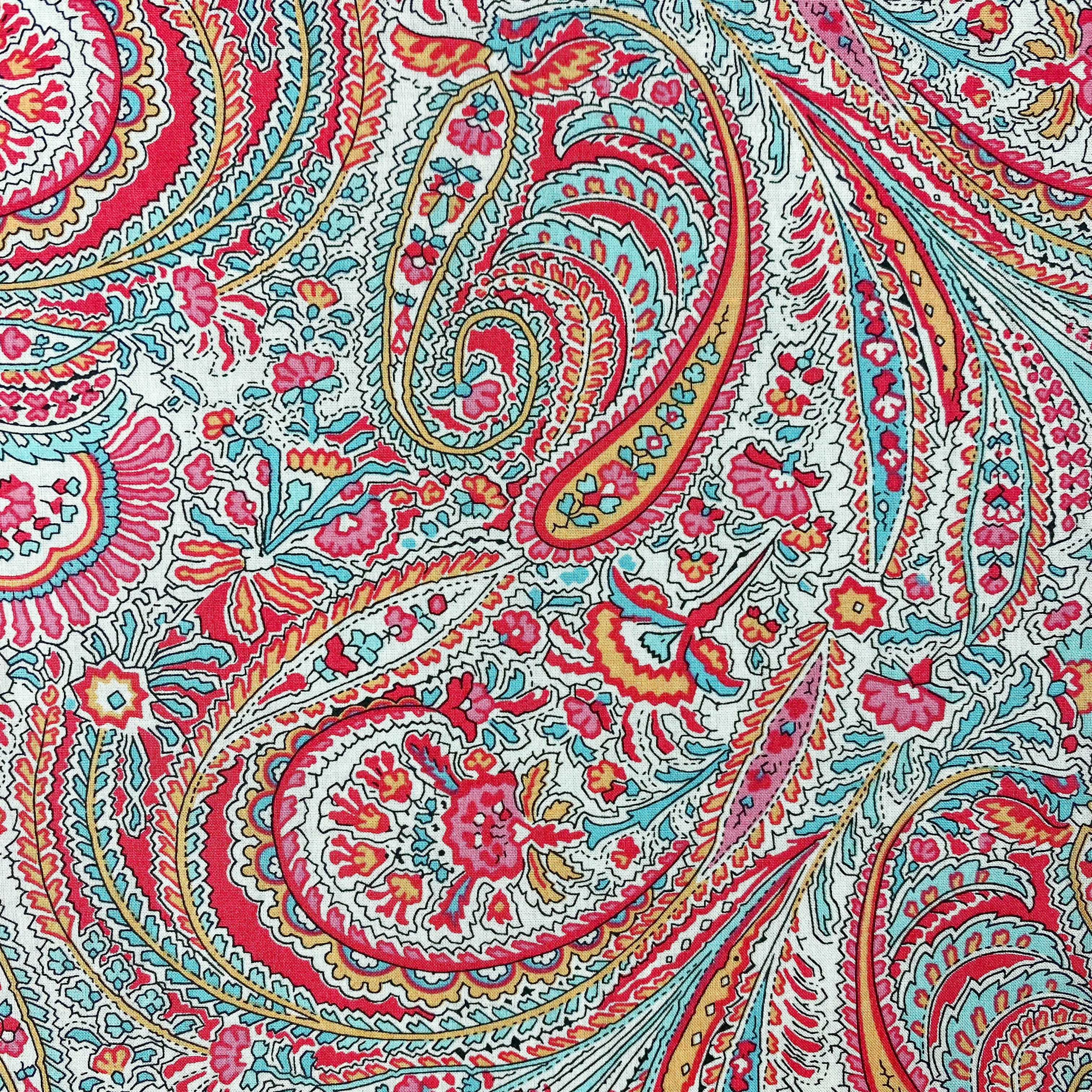 Fyre Paisley Jacket - Red