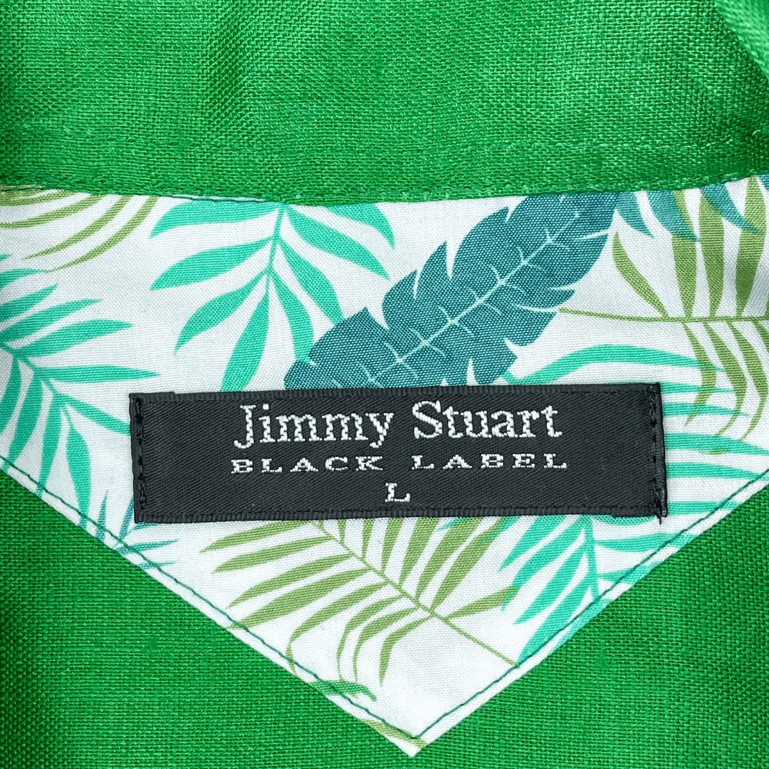 Byron Bay Green Linen L/S Shirt