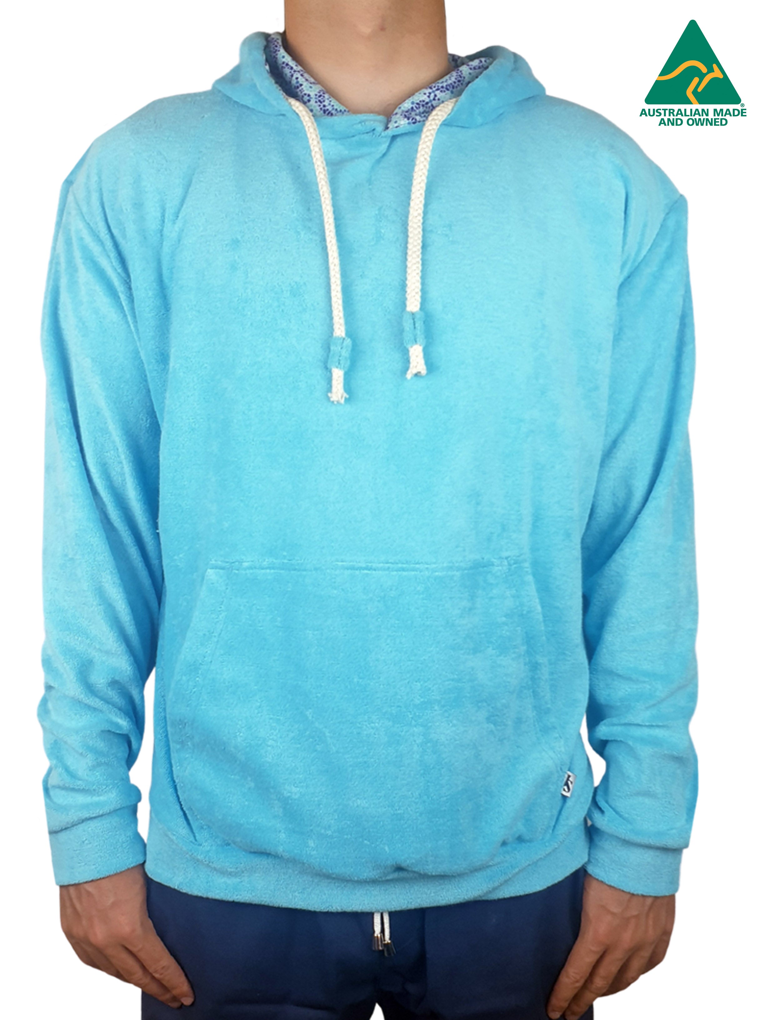 Aqua Terry Towel Hoodie