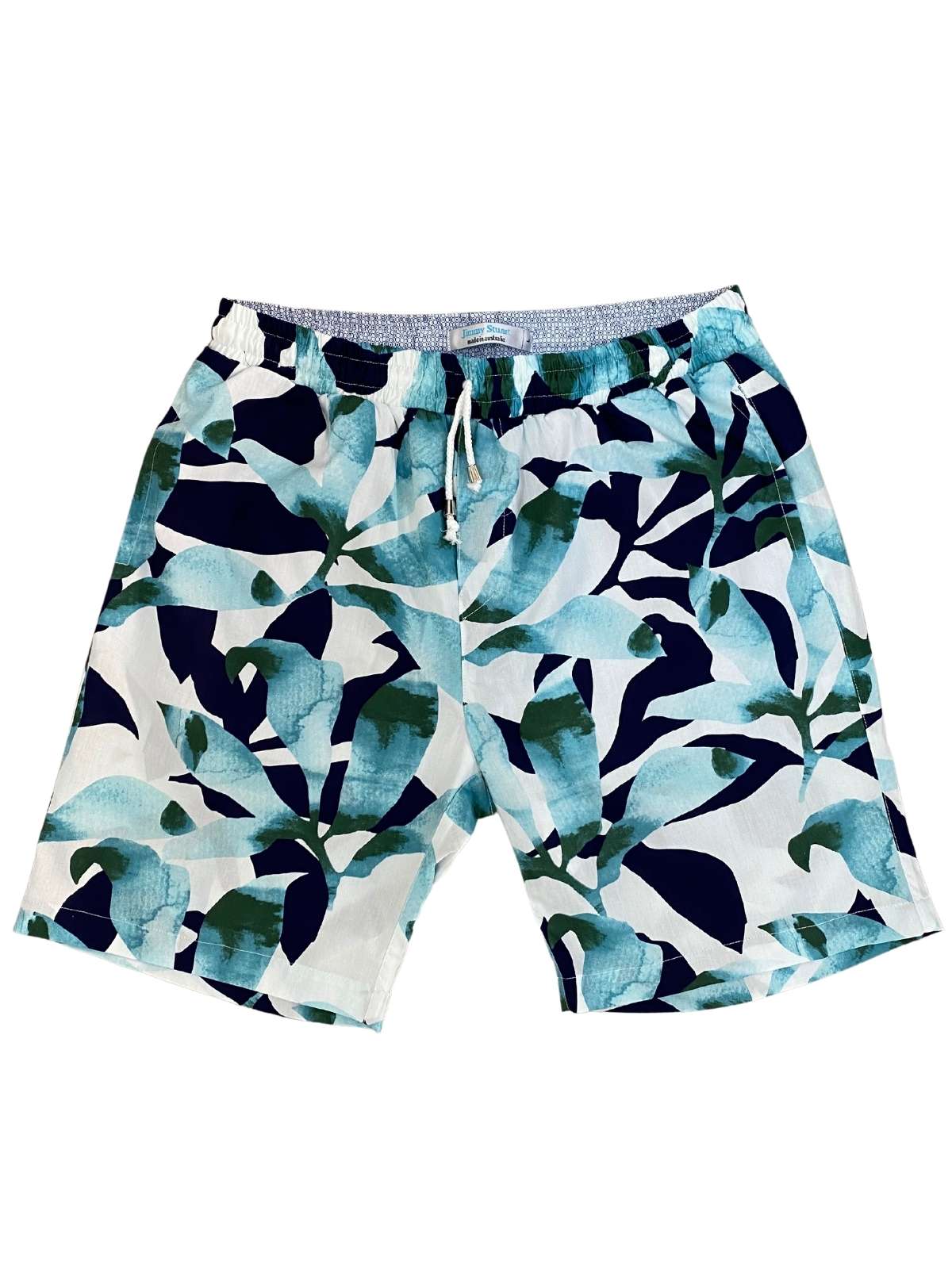 Iceberg Floral Cotton Short - Blue