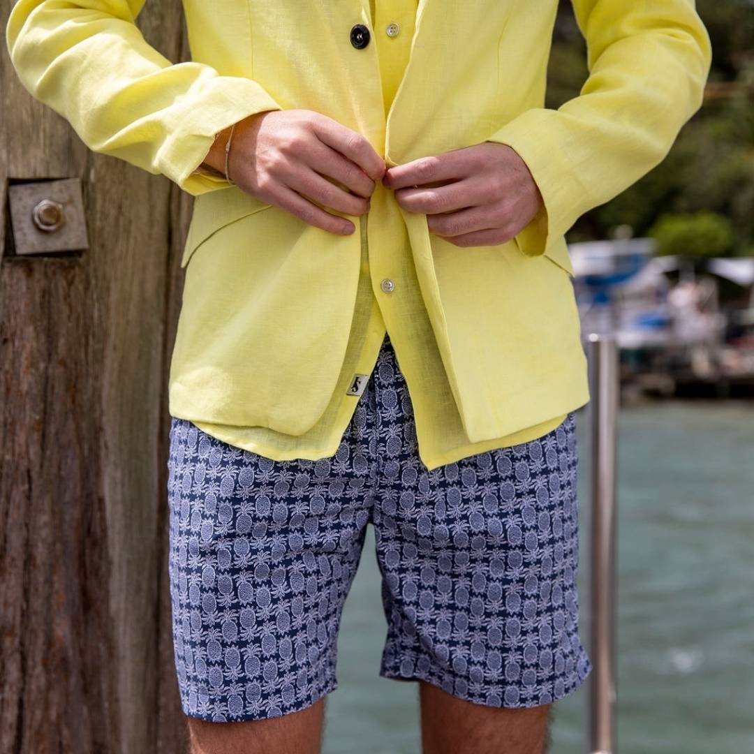 Lemon Linen Jacket