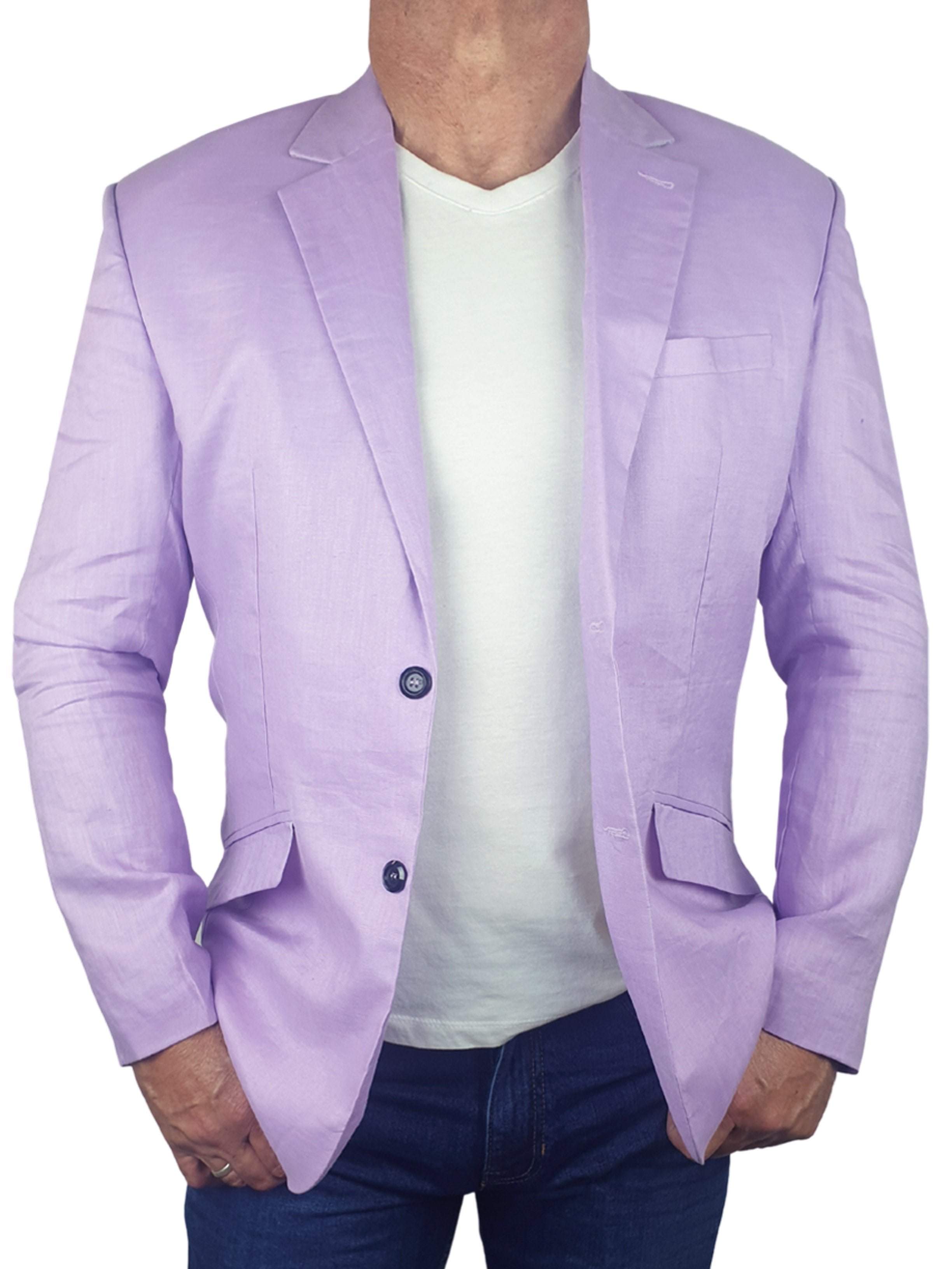 Lilac Linen Jacket