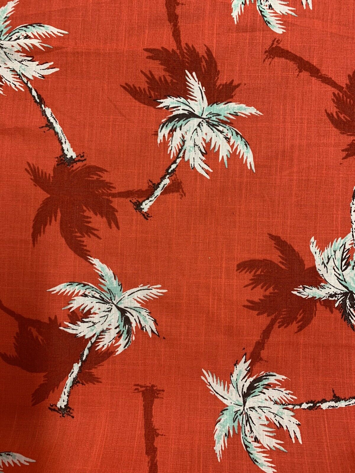 Malibu Hawaiian Cotton S/S Big Mens Shirt - Red