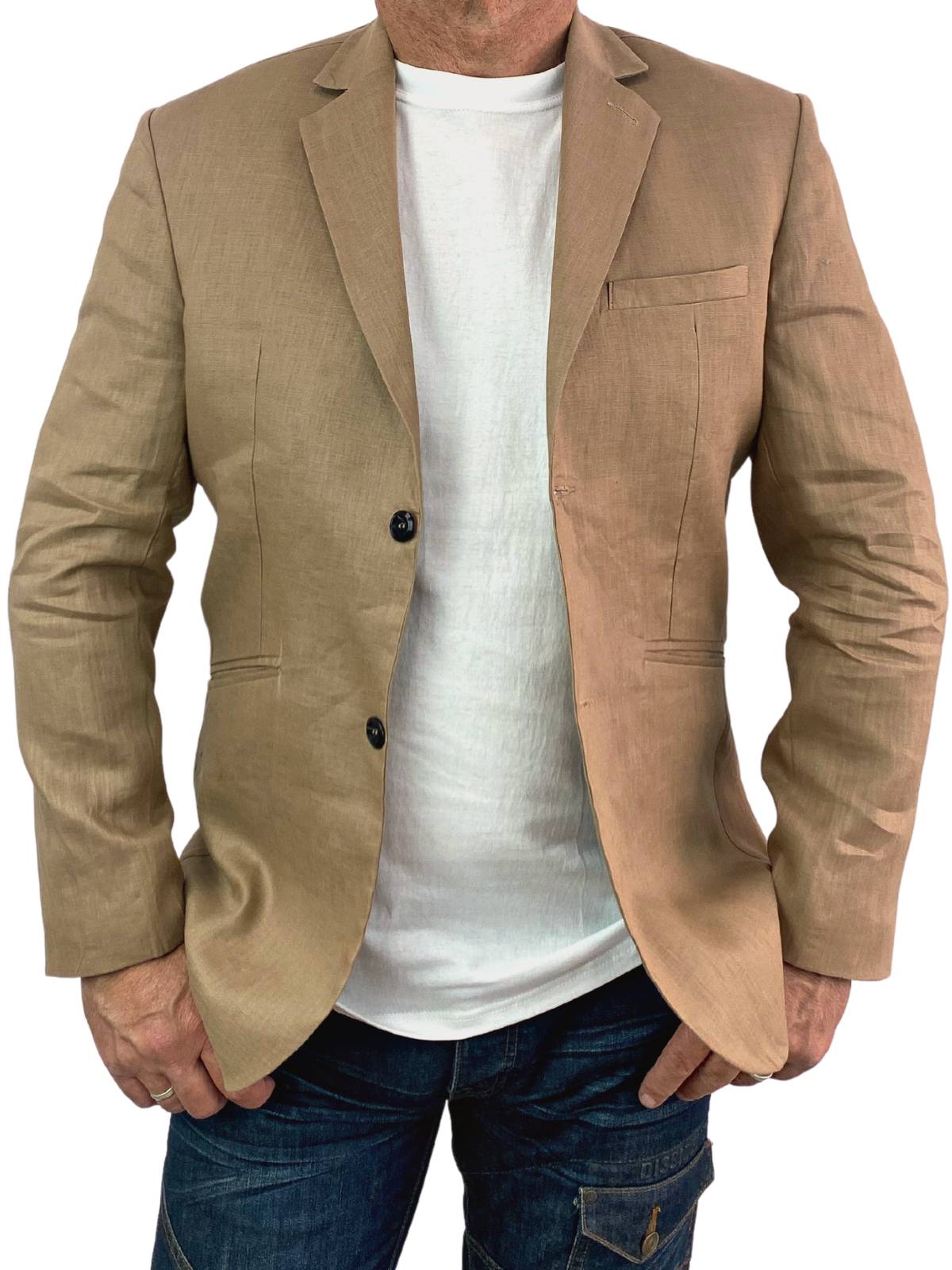 Mocha Linen Jacket