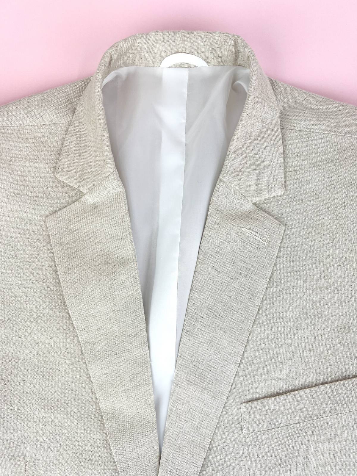 Oatmeal Linen Jacket