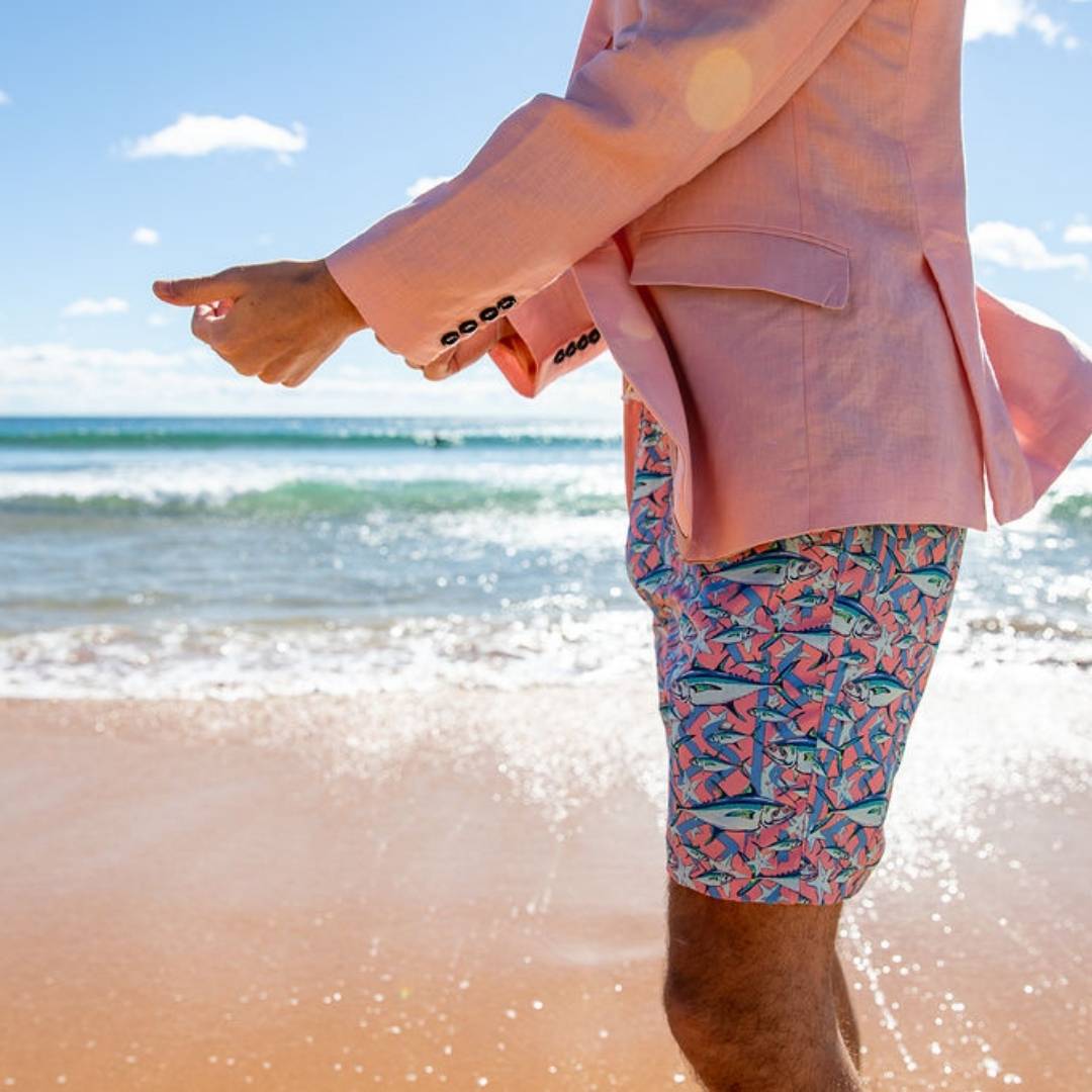 Pink Linen Jacket