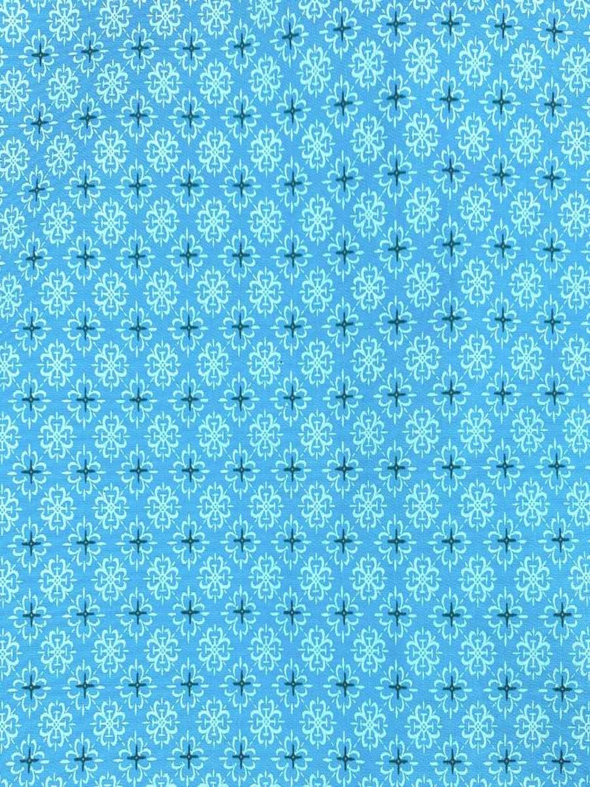 Rabat Cotton Geometric L/S Shirt - Blue