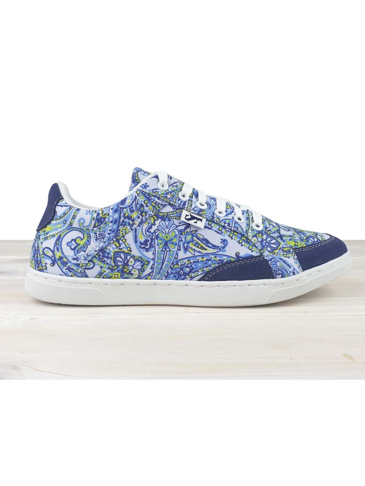 Serpent Paisley Shoe - Blue