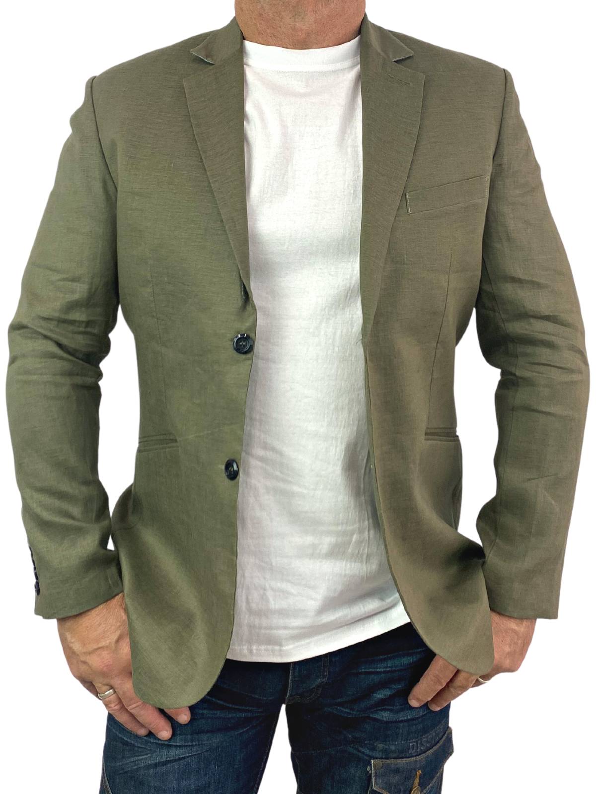 Slate Linen Jacket
