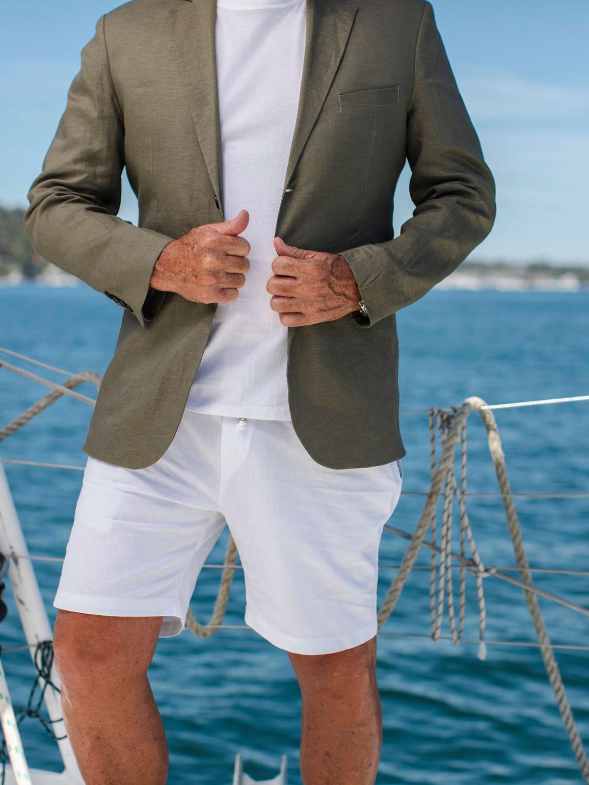 Slate Linen Jacket