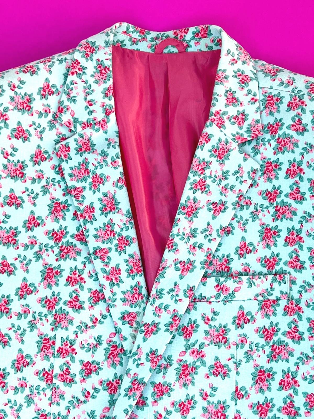 Sugar Floral Jacket - Blue/Pink