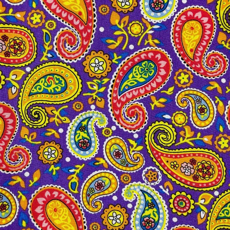 Sweets Paisley Jacket - Orange/Purple