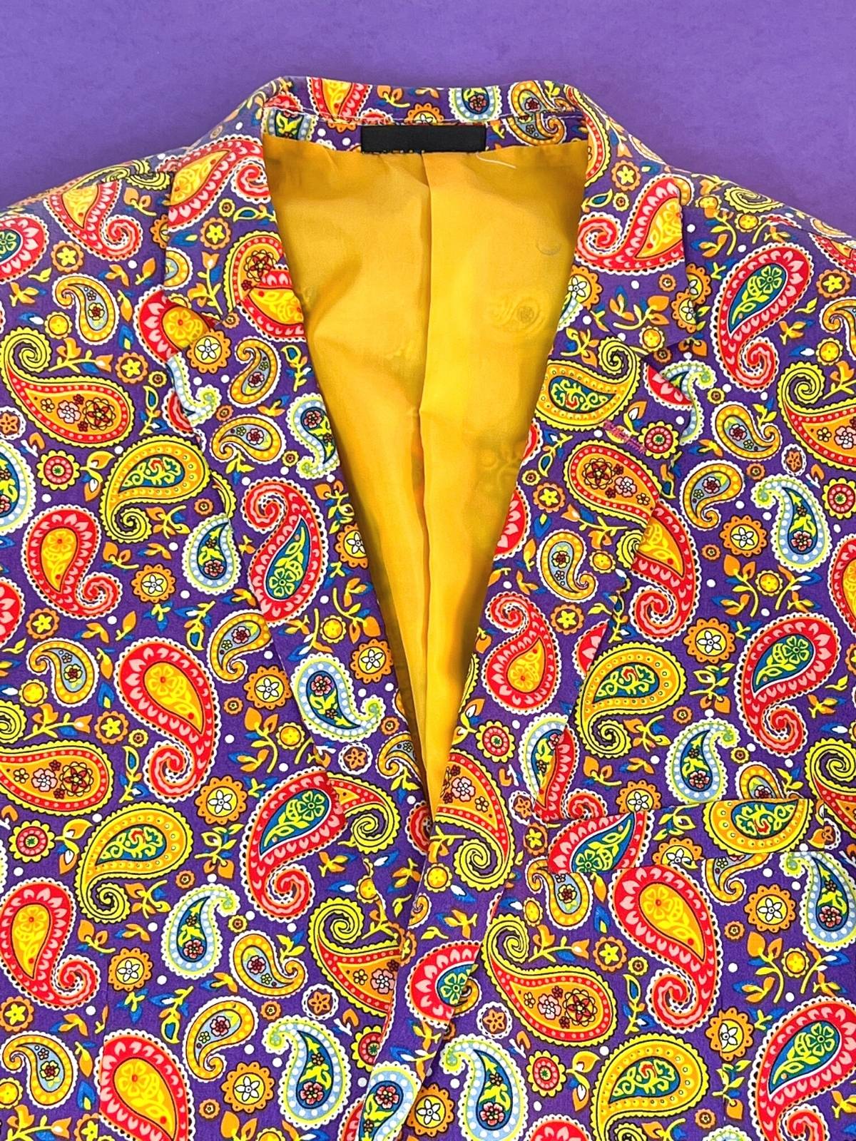 Sweets Paisley Jacket - Orange/Purple