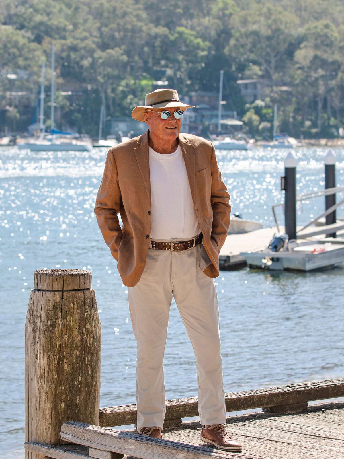 Tobacco Linen Jacket