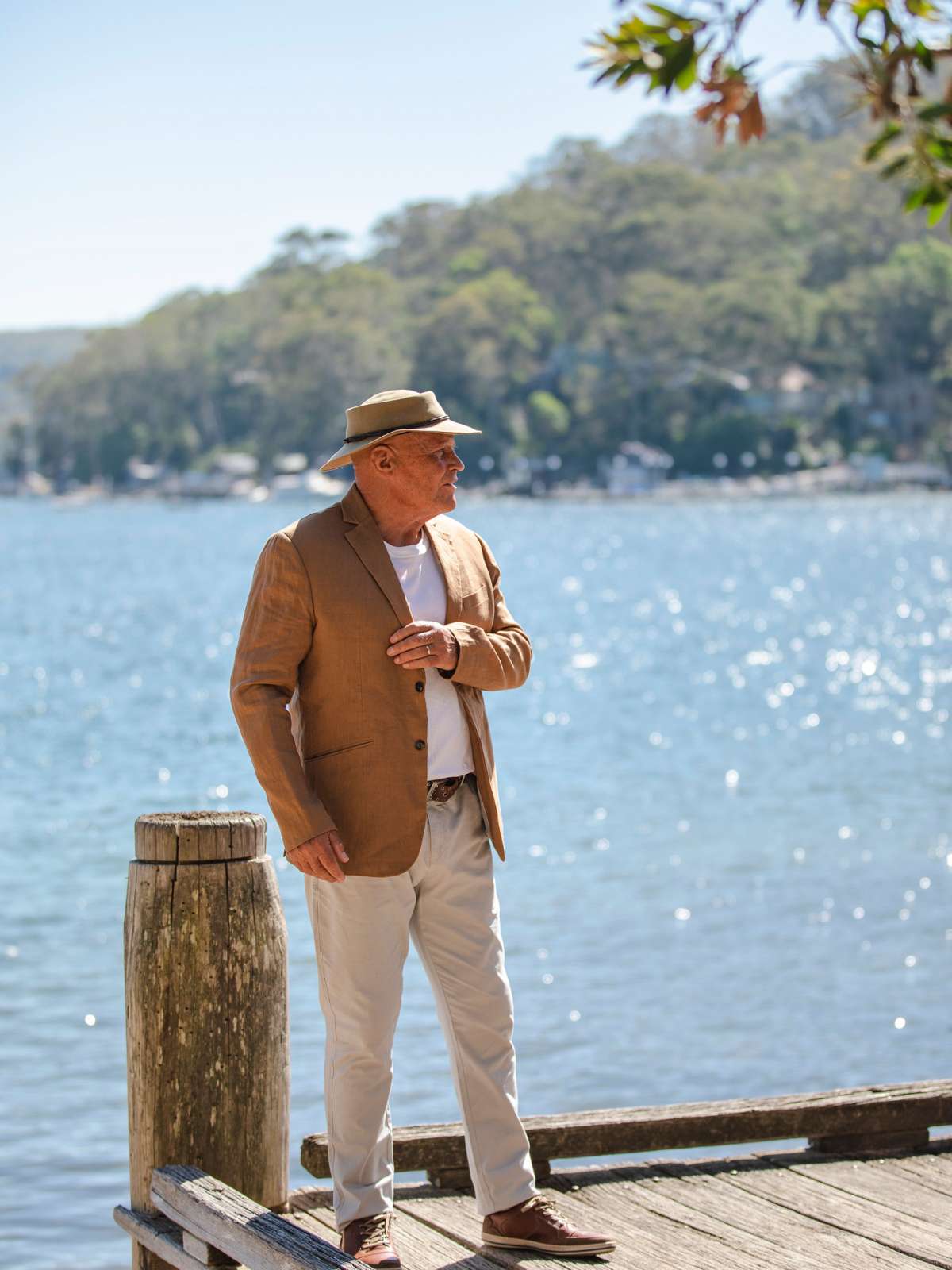 Tobacco Linen Jacket