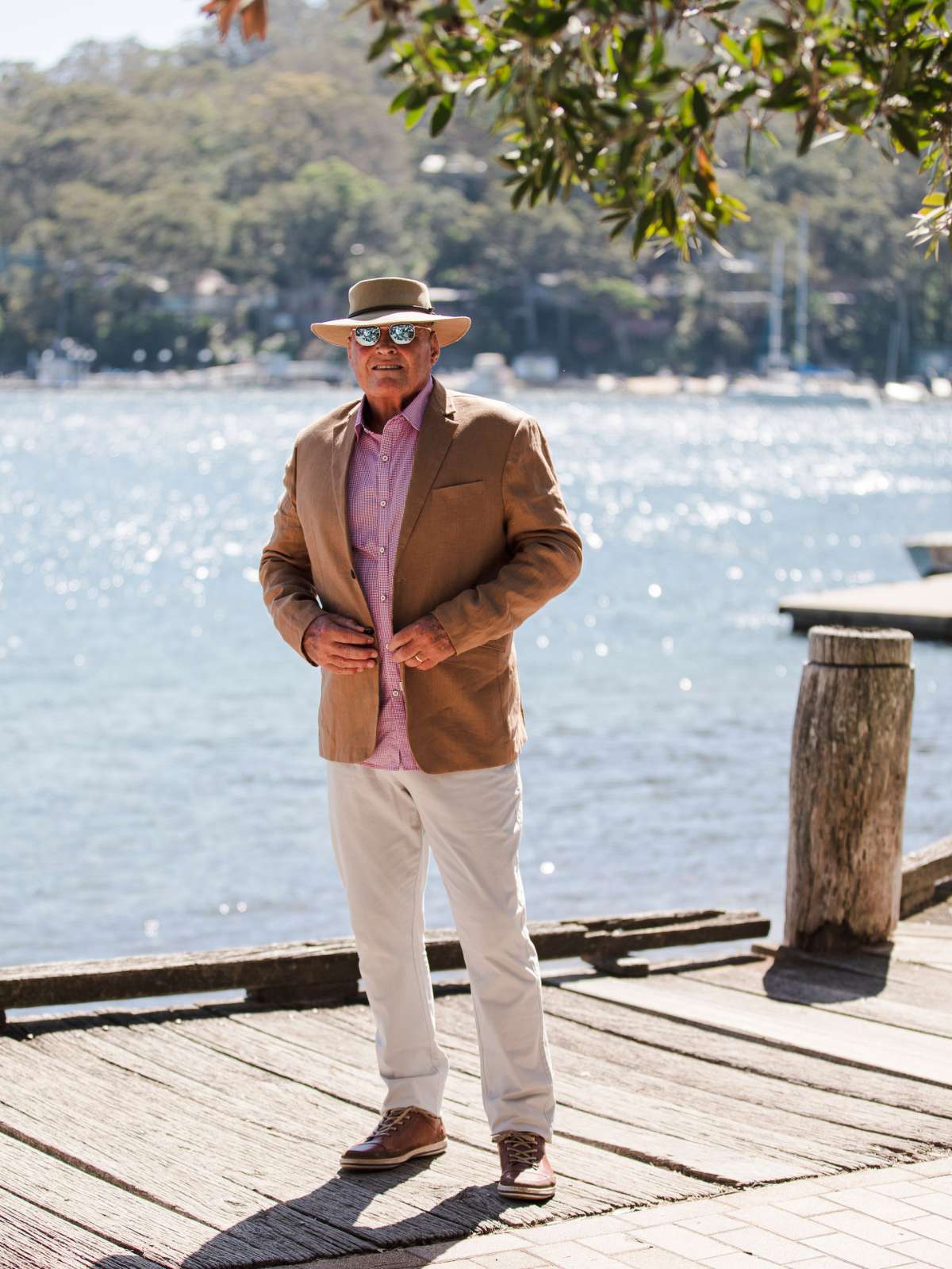 Tobacco Linen Jacket