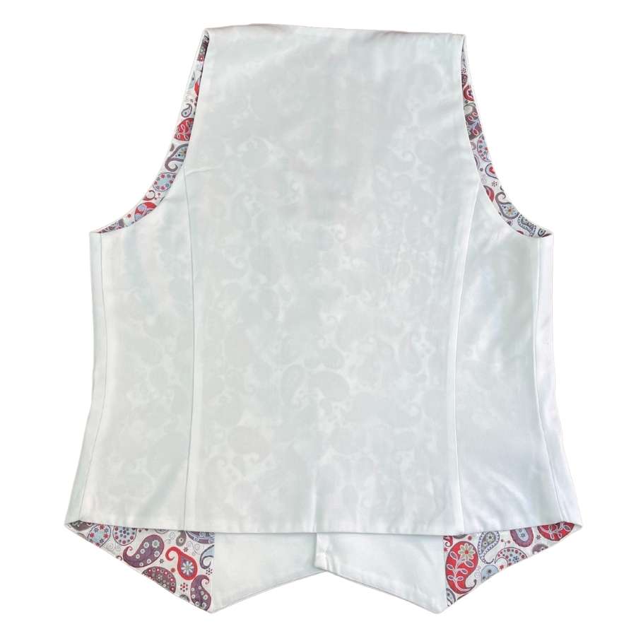 White Cotton Waistcoat