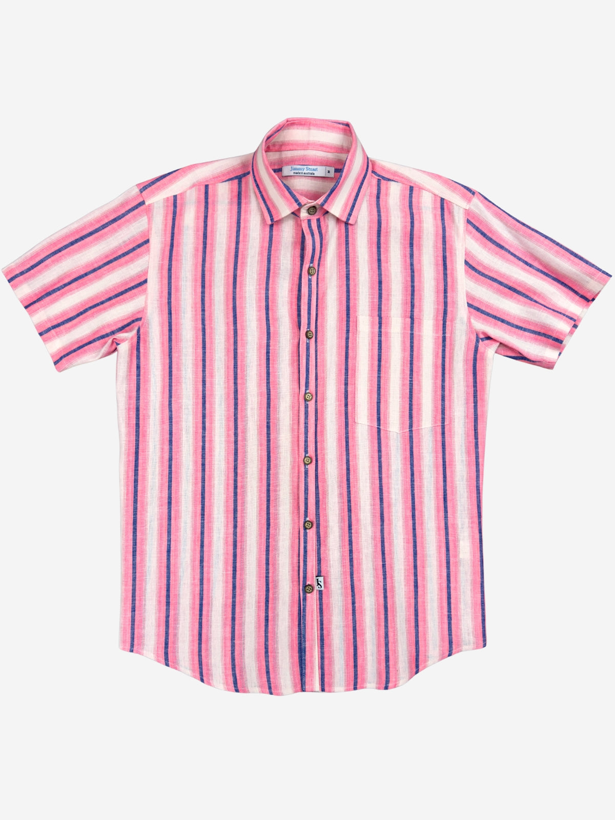 Ios Stripe Linen S/S Shirt