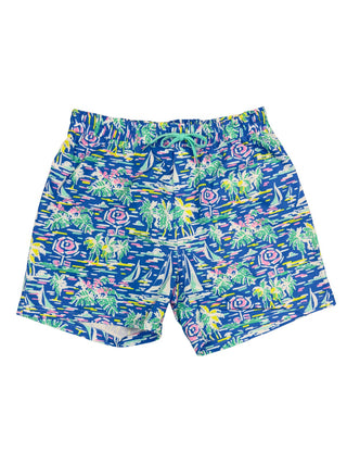 Sail Away Hawaiian Swim Short