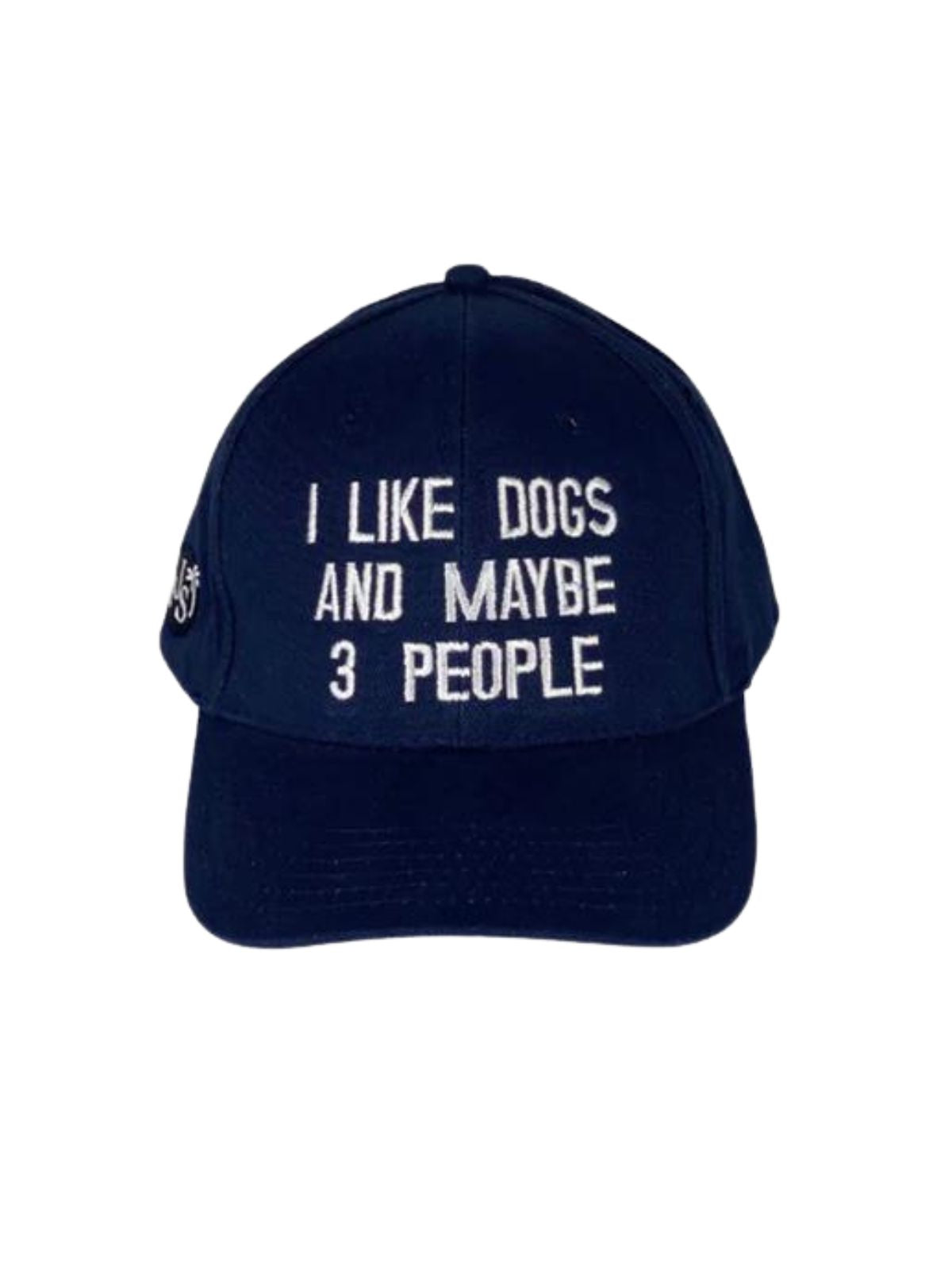 I Like Dogs Unisex Cotton Cap - Navy