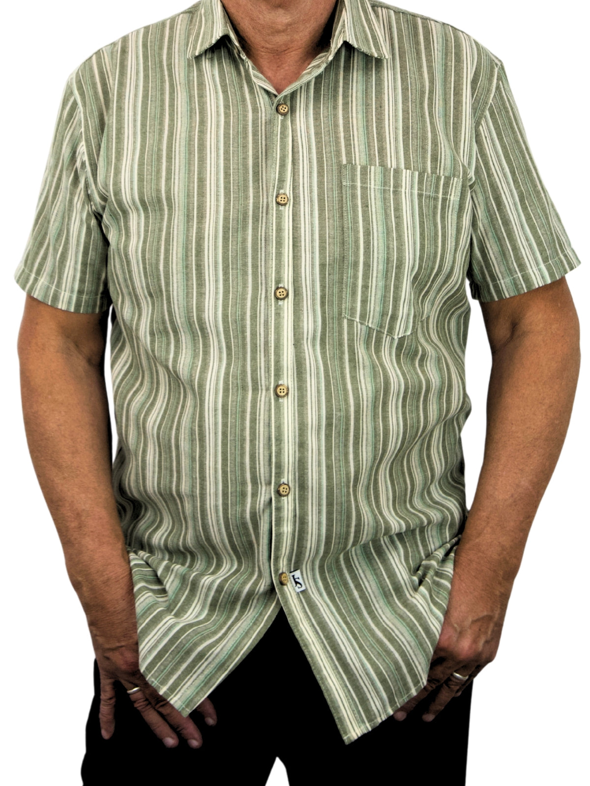 Crete Stripe Linen S/S Shirt