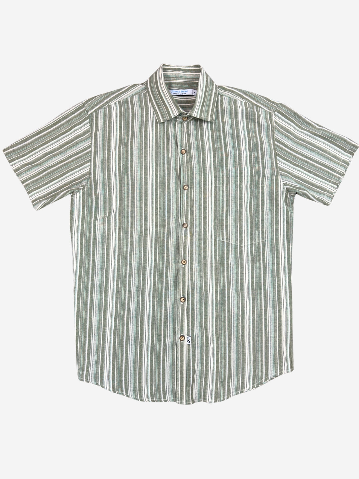 Crete Stripe Linen S/S Shirt