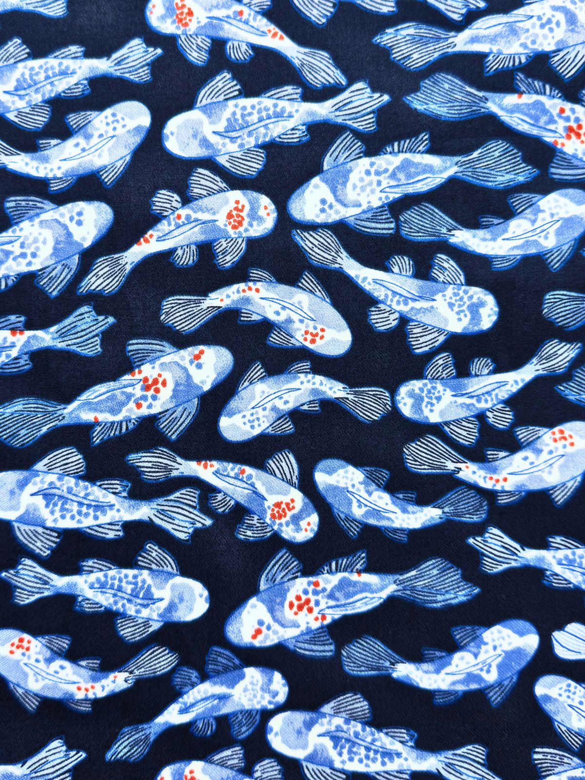 Koi Abstract Cotton Boxer Short - Blue